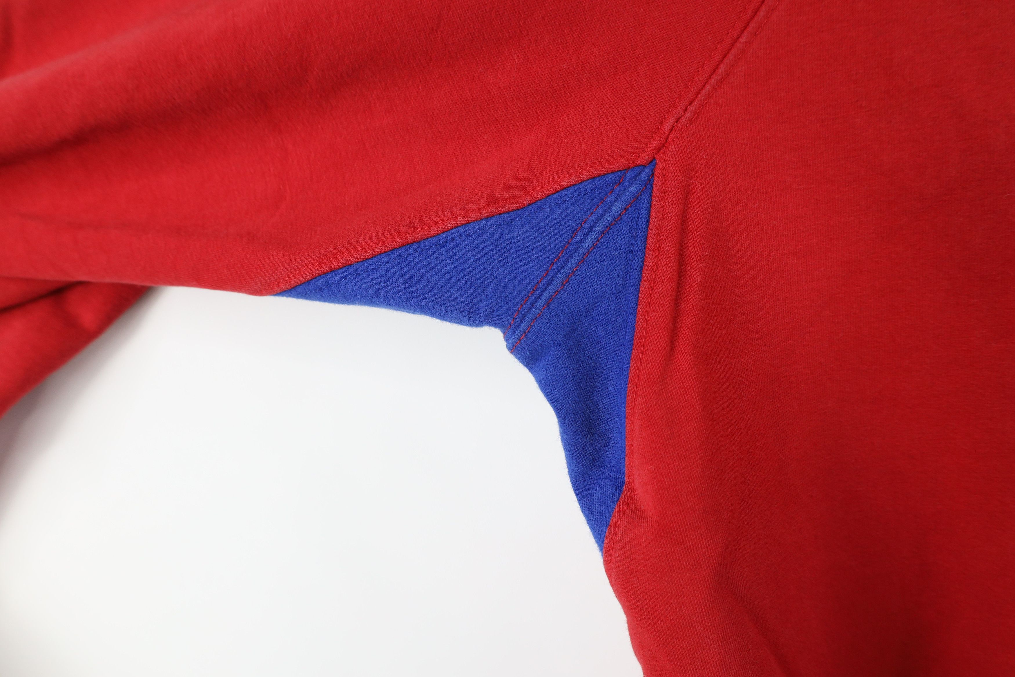 Tommy Hilfiger × Vintage Vintage 90s Tommy Hilfiger Out Big Logo Half Zip Sweater Size US XXL / EU 58 / 5 - 7 Thumbnail