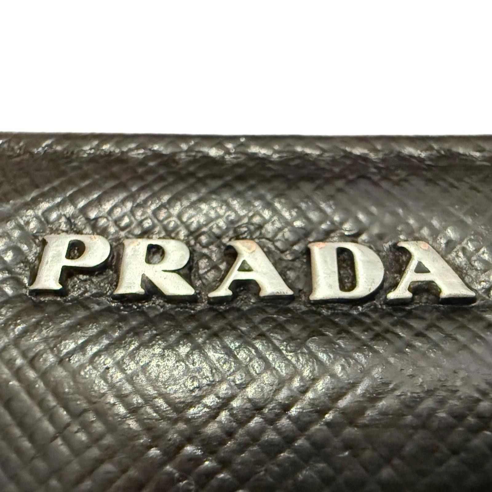 Prada AUTHENTIC REWORKED Prada Saffiano Zippy Wallet- REDYED COND Size ONE SIZE - 6 Thumbnail