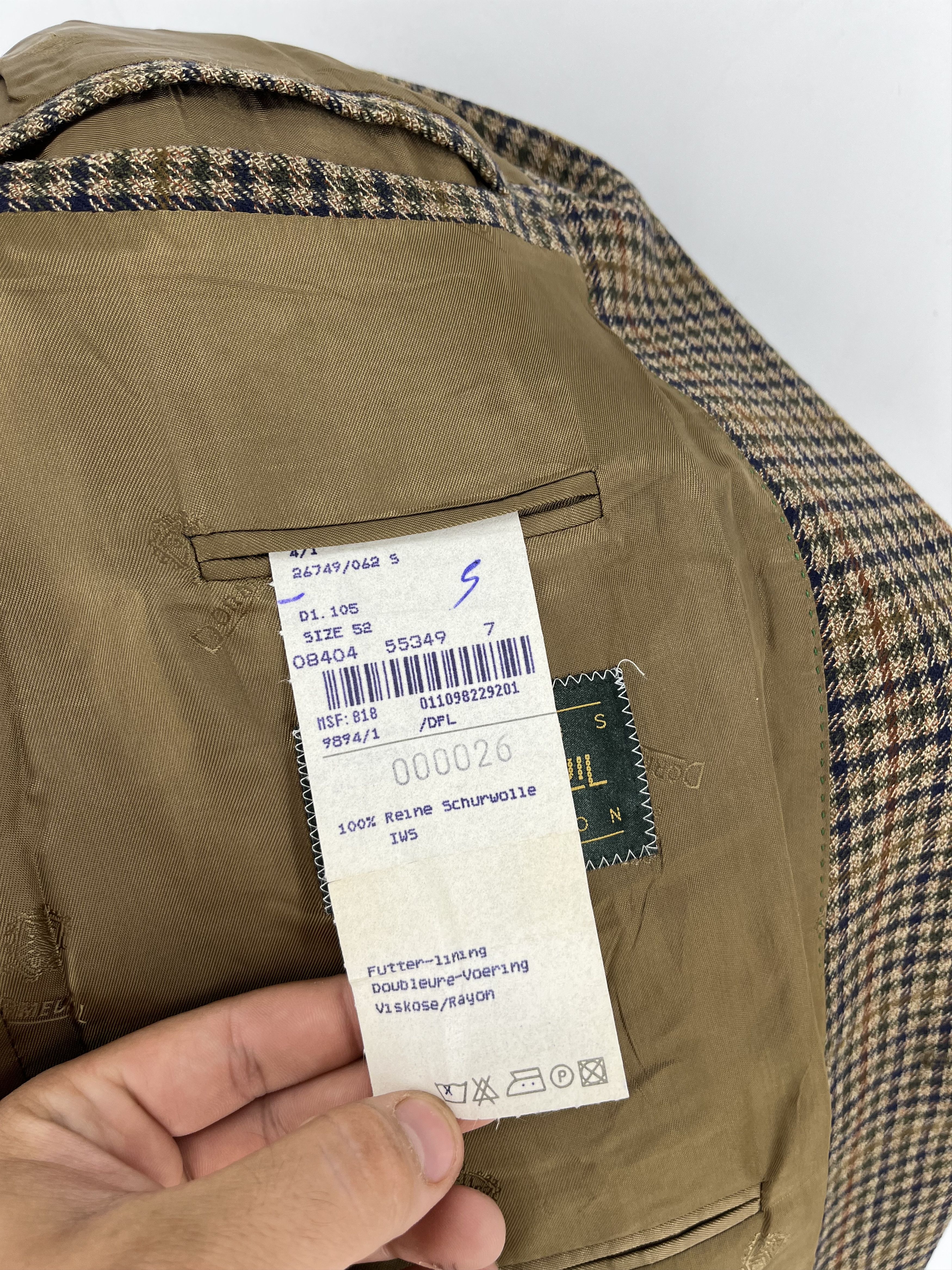 SHINE LUXURY Dormeuil Dormysport Paris Jacket - Green - UK52 Size 52S - 9 Thumbnail