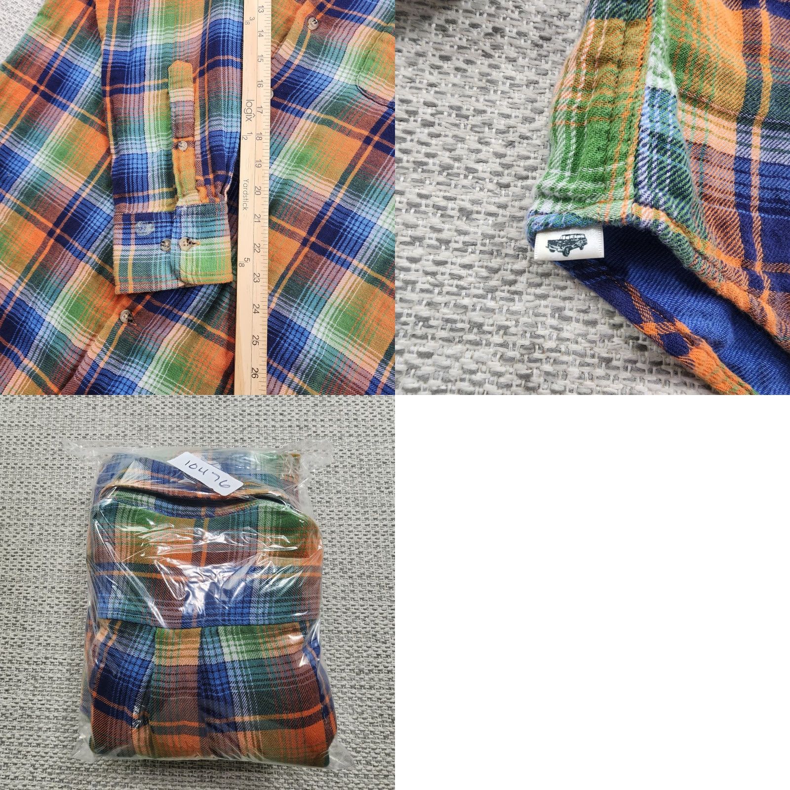 Peter Millar Peter Millar Shirt Mens M Multicolor Plaid Flannel Button-Up Mountainside Collection Pockets Size US M / EU 48-50 / 2 - 10 Thumbnail