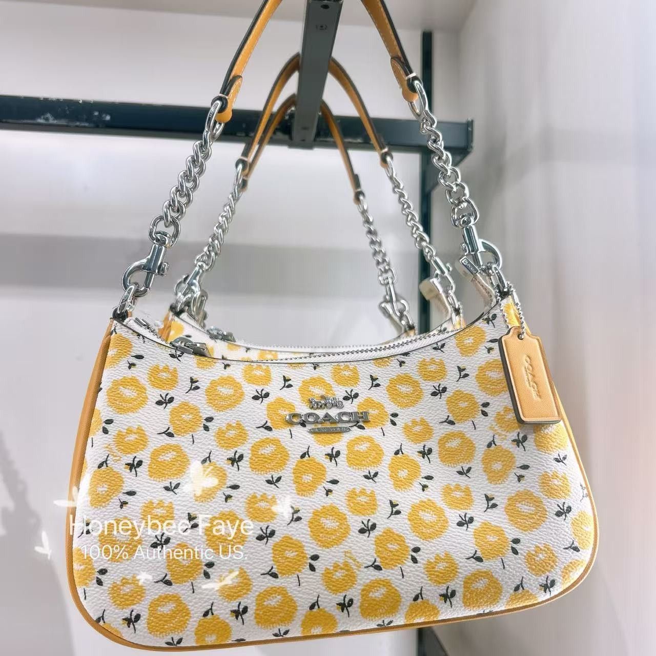 Coach Teri Shoulder Bag With Floral Print CBI49 Size ONE SIZE - 3 Thumbnail