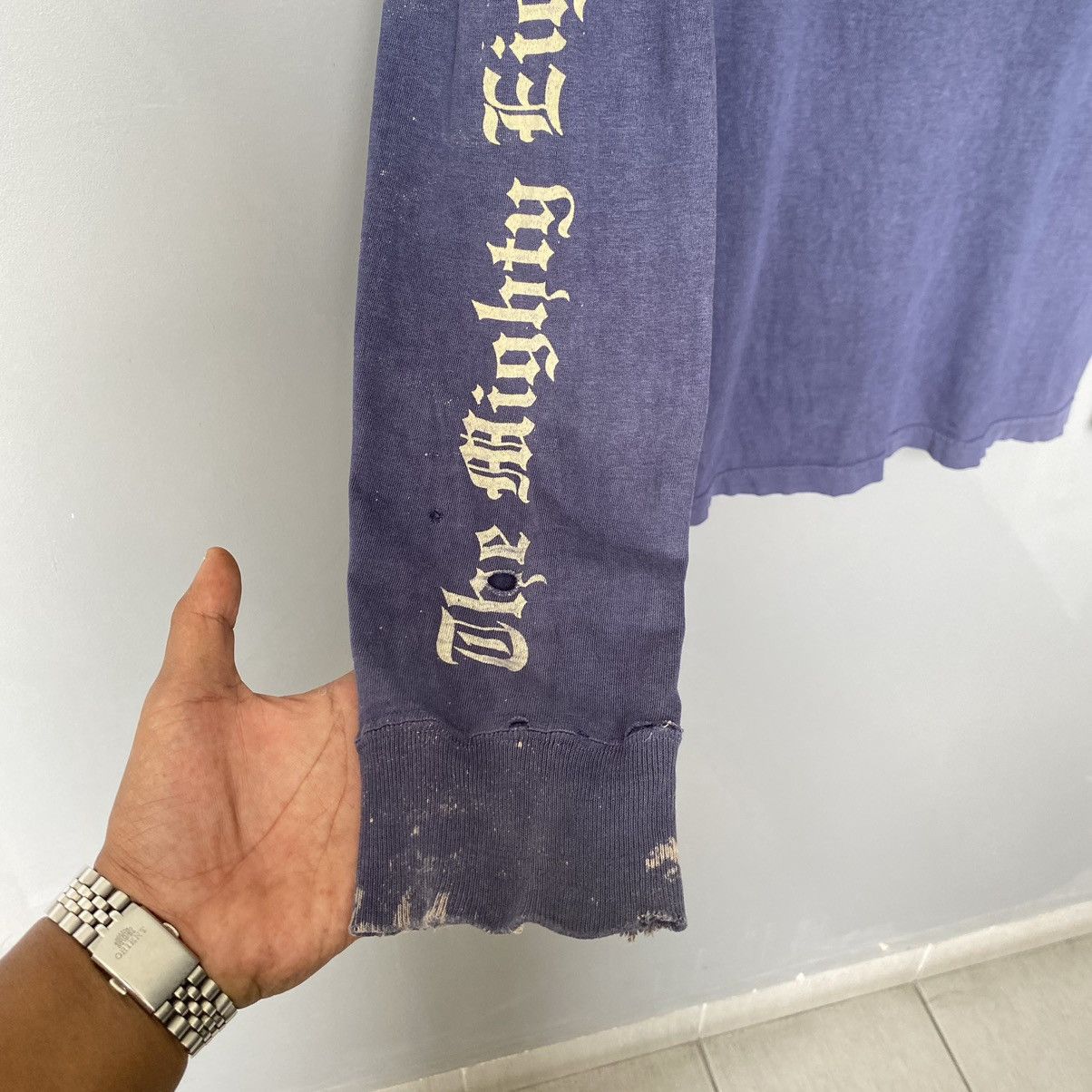 Buzz Rickson's Thrashed Faded Vintage Y2K Buzz Rickson ERD GRUNGE L/S TEE Size US L / EU 52-54 / 3 - 5 Thumbnail