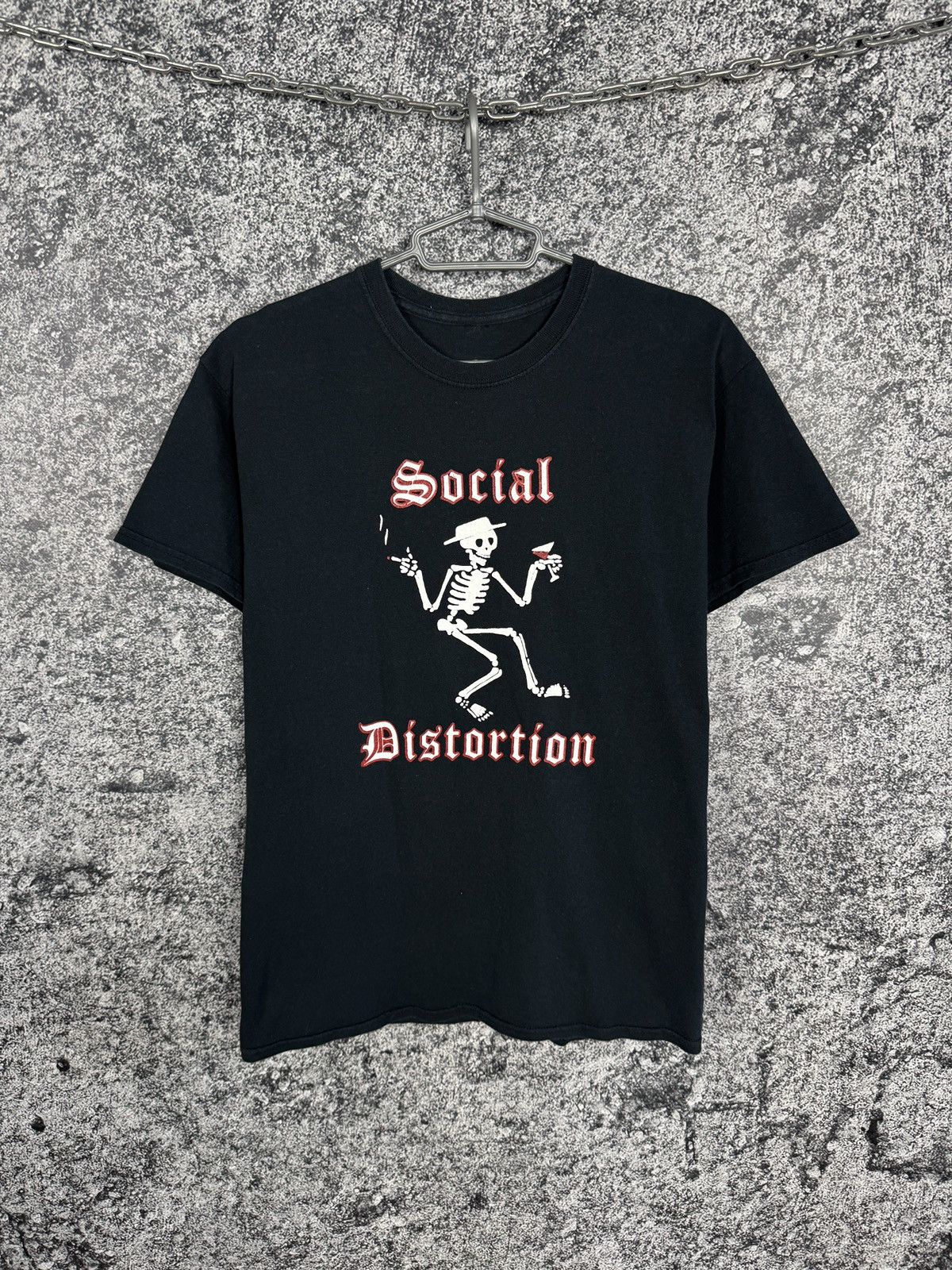 Band Tees Social Distortion T-Shirt Punk Rock Band Tee Skeleton Logo Size US S / EU 44-46 / 1 - 1 Thumbnail