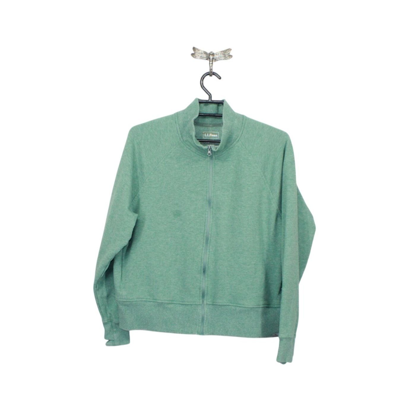 L.L. Bean LL Bean Women's Cozy Sweatshirt Full Zip Heather Size L Pet Size L / US 10 / IT 46 - 1 Thumbnail