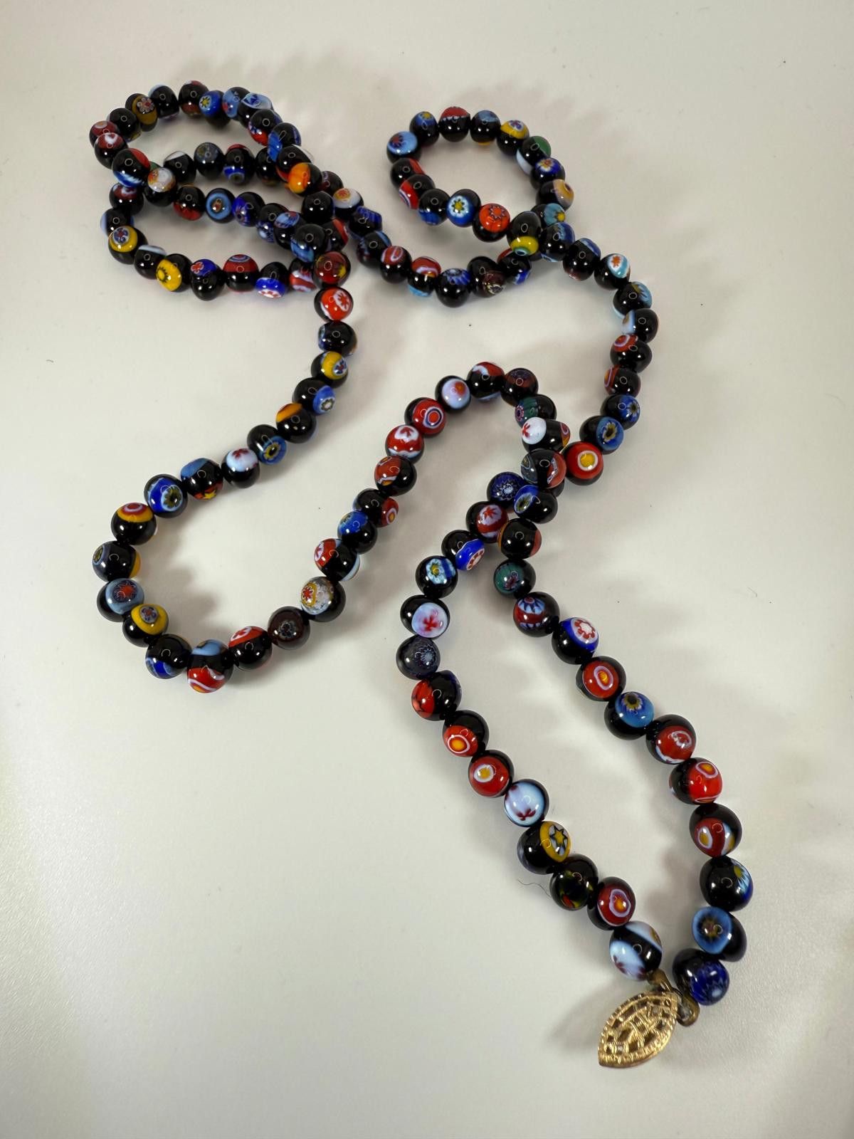 Unknown London 90's Italian Murano Glass Millefiori Necklace Size ONE SIZE - 2 Thumbnail