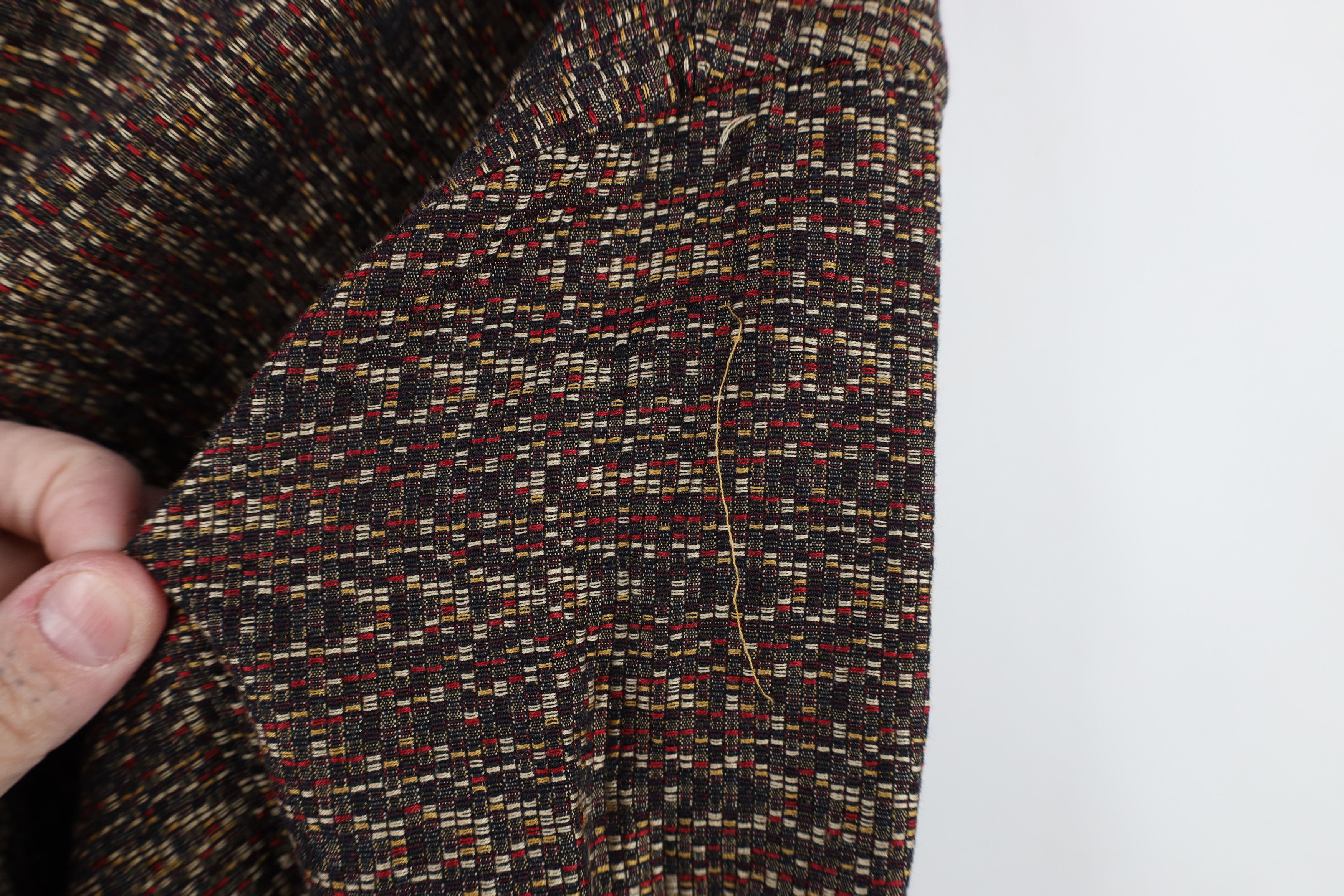 Vintage Vintage 90s Streetwear Jacquard Collared Button Down Shirt Size US XL / EU 56 / 4 - 5 Thumbnail