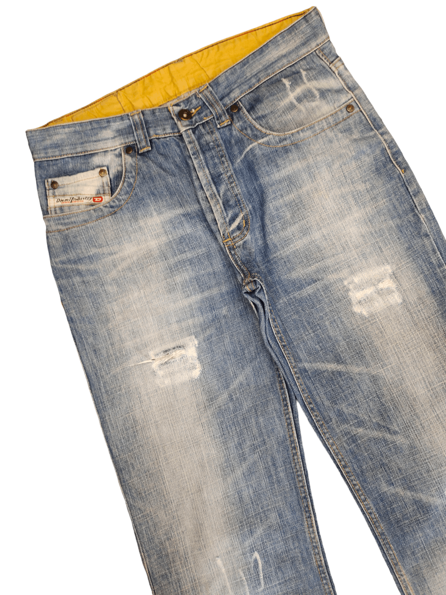 Diesel Flare Jeans Diesel Clawmark Distress Faded Boot Cut Y2k Size US 31 - 14 Thumbnail