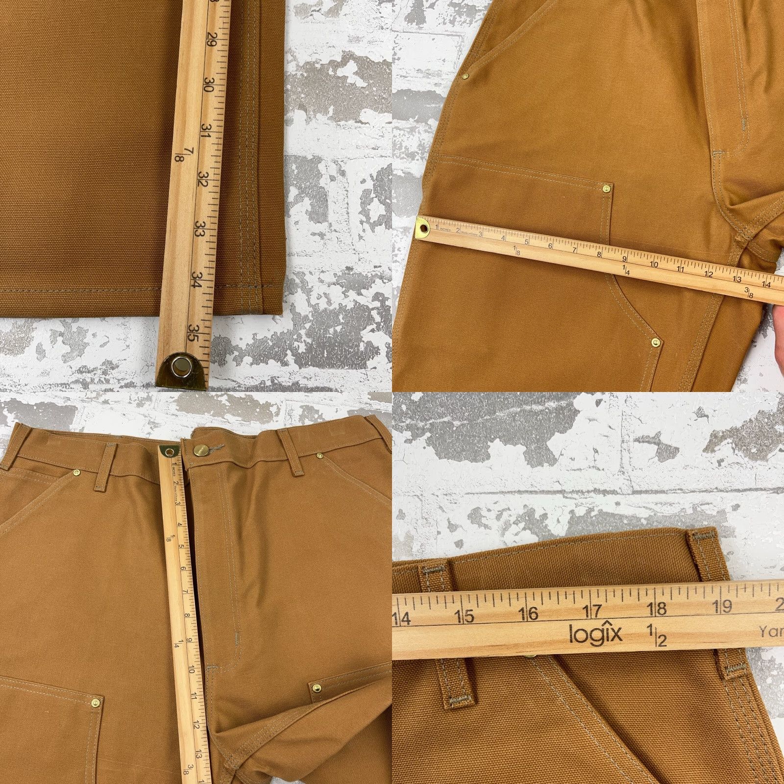 Carhartt Carhartt Pants Men 38x34 Brown Loose Fit Duck Canvas Double Knee USA Baggy 90s Workwear B01 Size US 38 / EU 54 - 8 Thumbnail