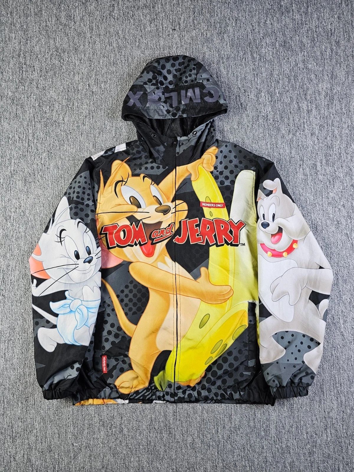 Members Only Members Only Tom & Jerry Jacket XL AOP 90s Y2K Retro Size US L / EU 52-54 / 3 - 3 Thumbnail