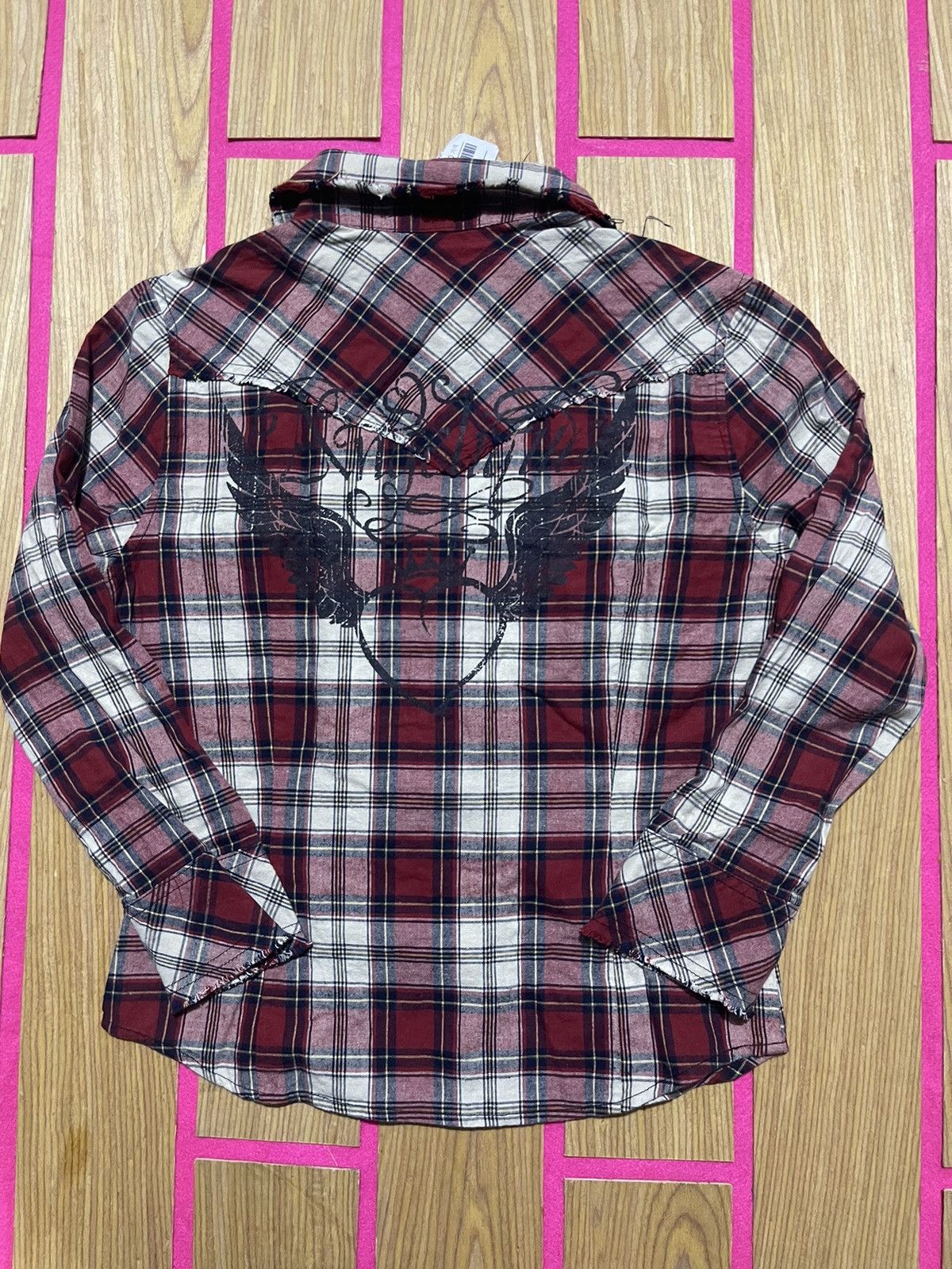 If Six Was Nine Y2K VENCE long sleeve checkered shirt Size US S / EU 44-46 / 1 - 1 Thumbnail