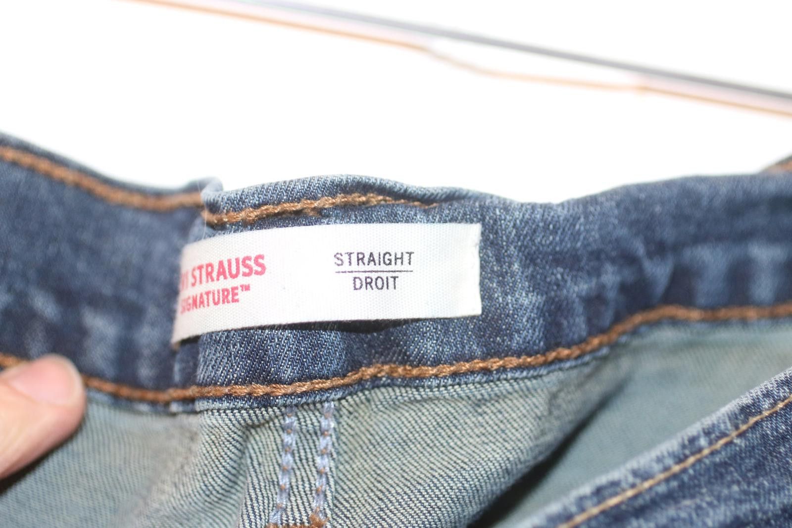 Levi's Levi Strauss Signature Straight Leg Jeans Dark Blue W34 L34 Size 34" / US 12 / IT 48 - 5 Thumbnail