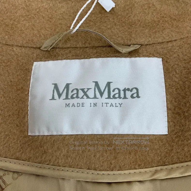 Max Mara Max Mara Brown Camel Hair Reversible Belted Coat Size XS / US 0-2 / IT 36-38 - 6 Thumbnail
