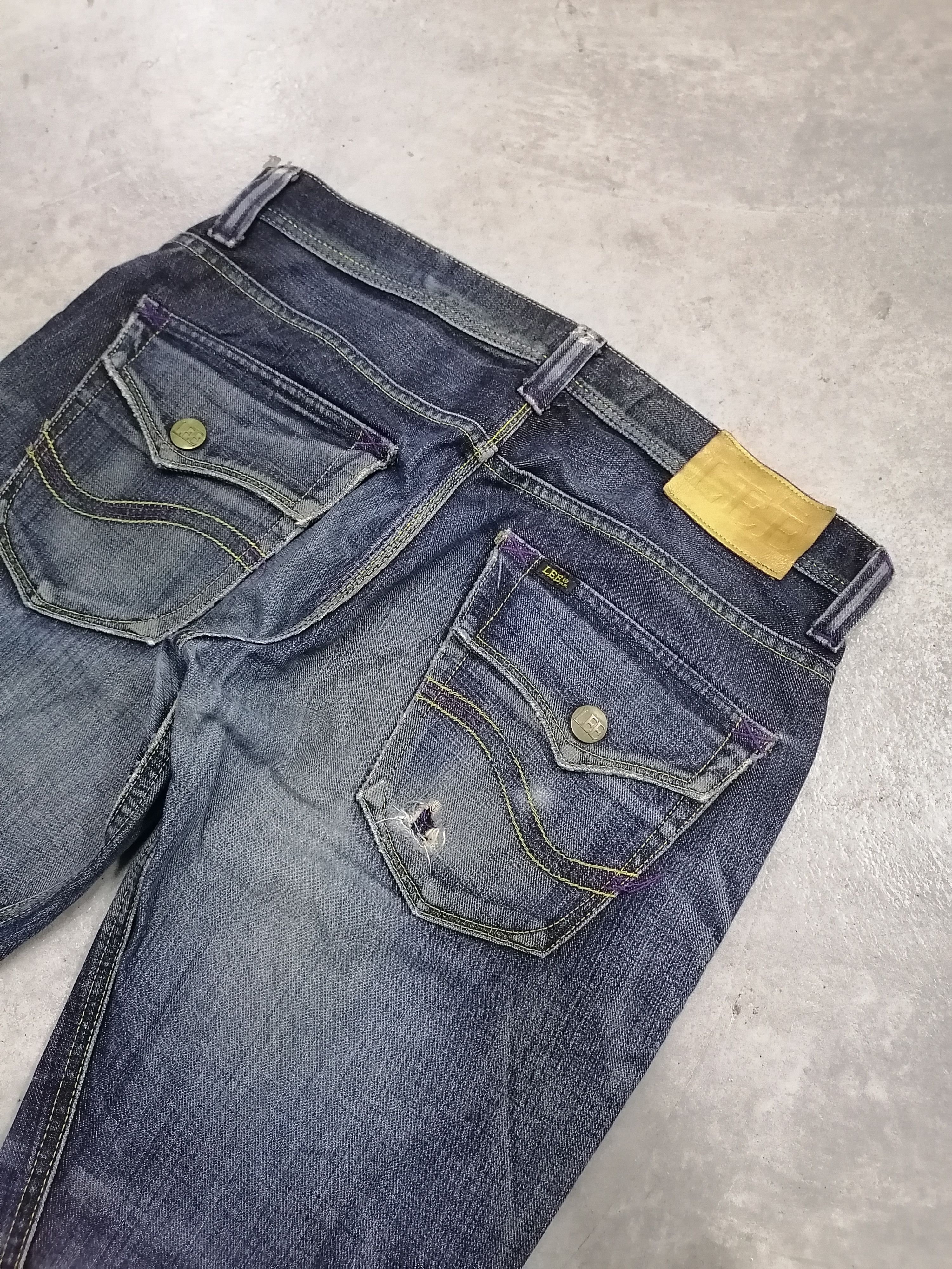 Lee × Takeo Kikuchi Flare Jeans Lee x Takio Kikuchi Distressed Denim Pants Size US 33 - 10 Thumbnail