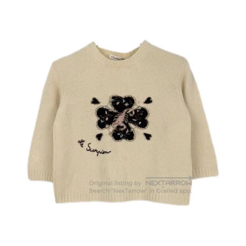 Dior Dior Clover Cashmere Sweater L. Size US L / EU 52-54 / 3 - 1 Thumbnail