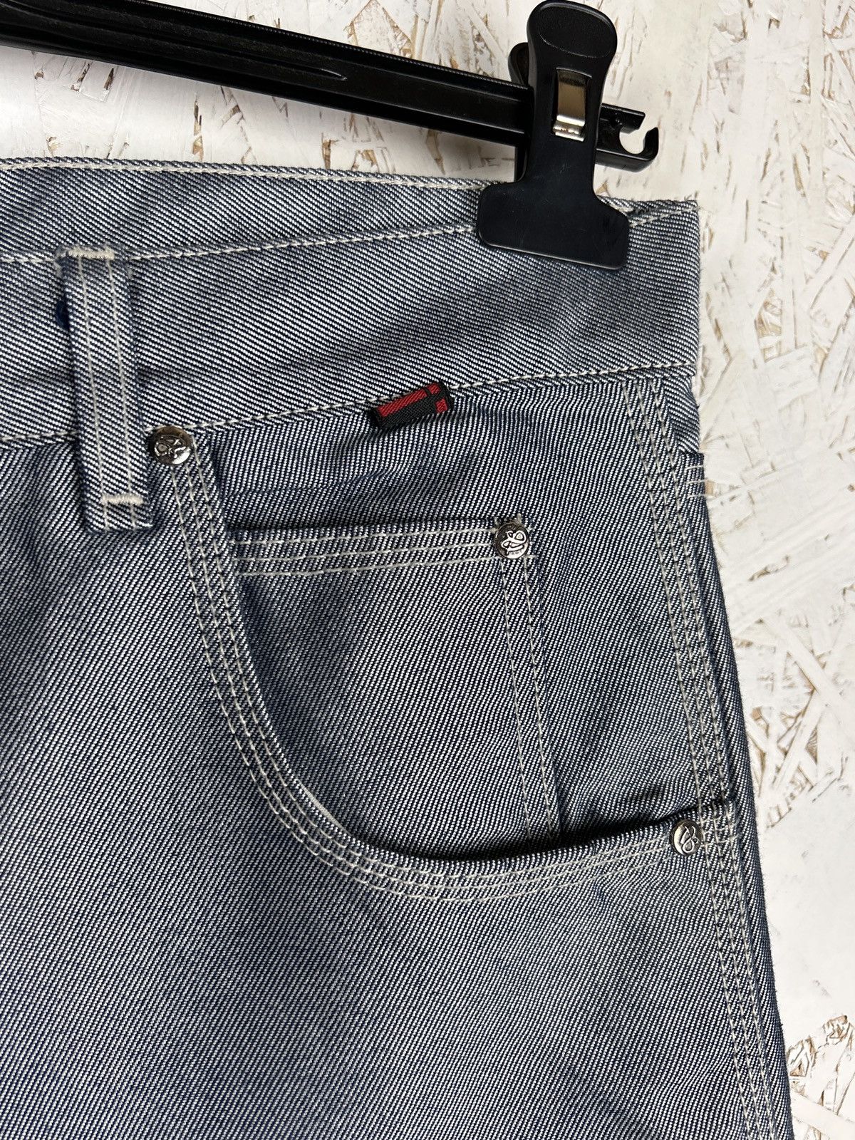 Fubu Vintage Fubu Collection Carpenter Shiny Denim Jeans W33 Size US 33 - 8 Thumbnail