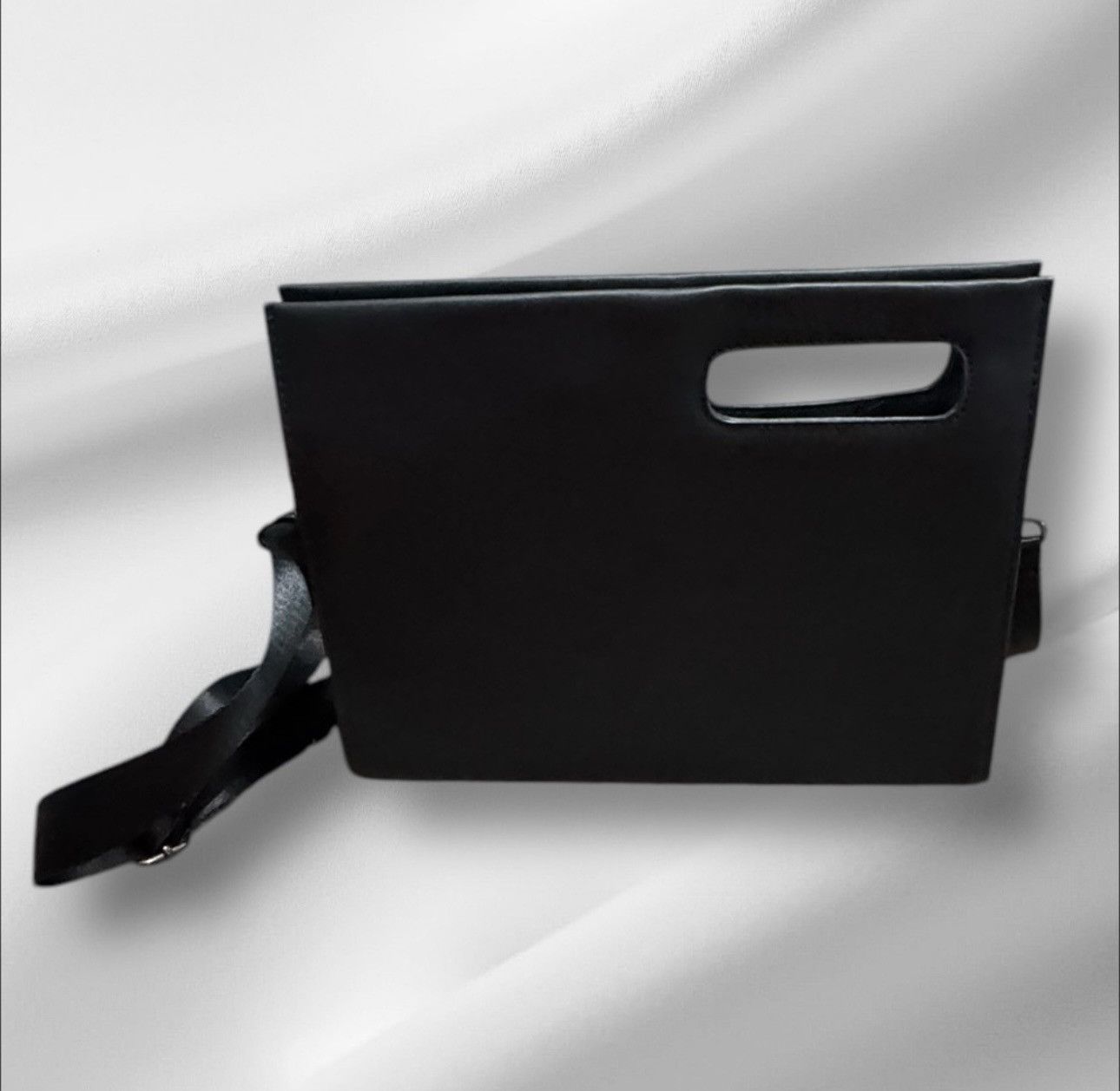 Other Up cycled unisex black handbag clutch cross body Size ONE SIZE - 13 Thumbnail