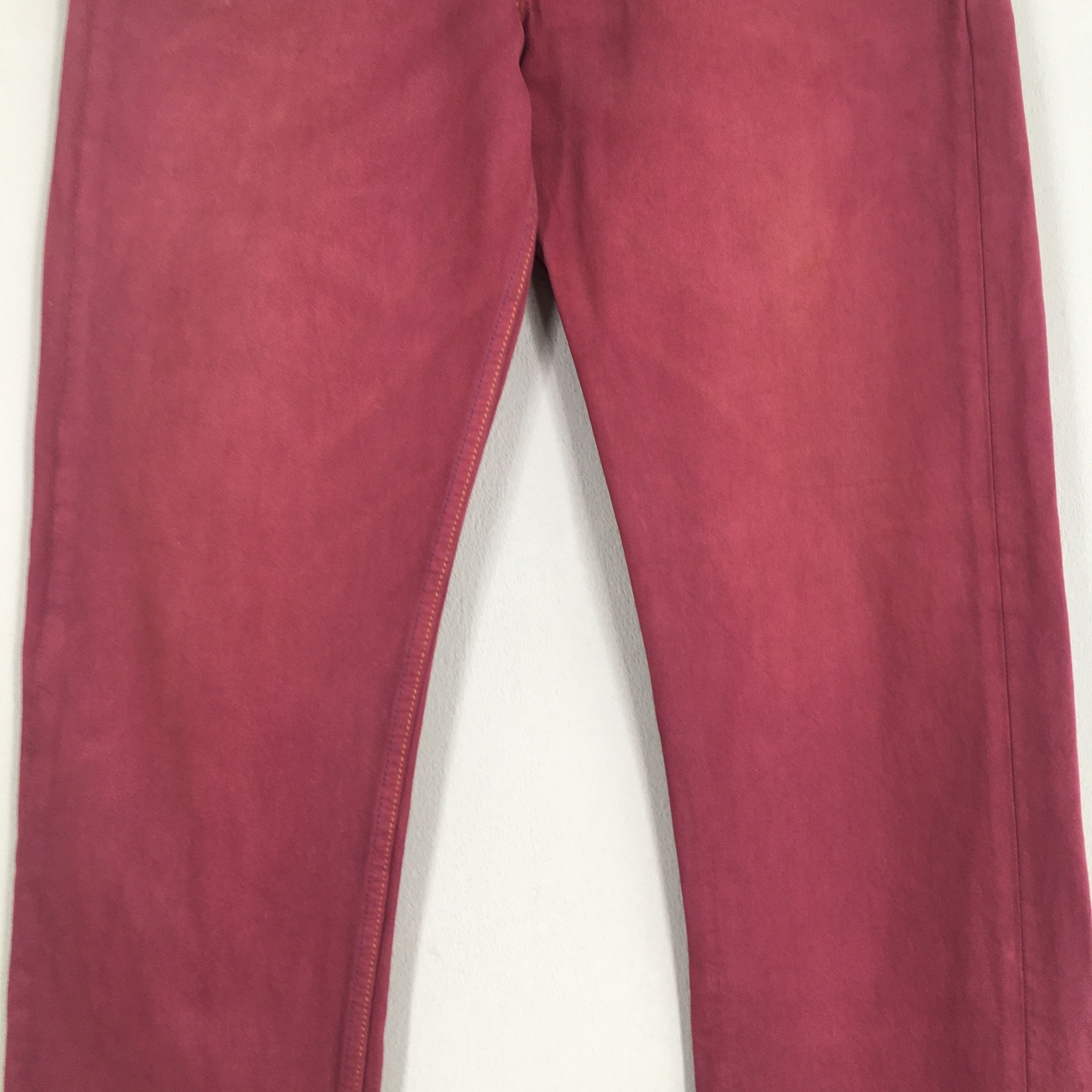 Levi's Size 30x31.5 Vintage 90s Levi's 501 Faded Red Jeans S1933 Size US 30 / EU 46 - 3 Thumbnail