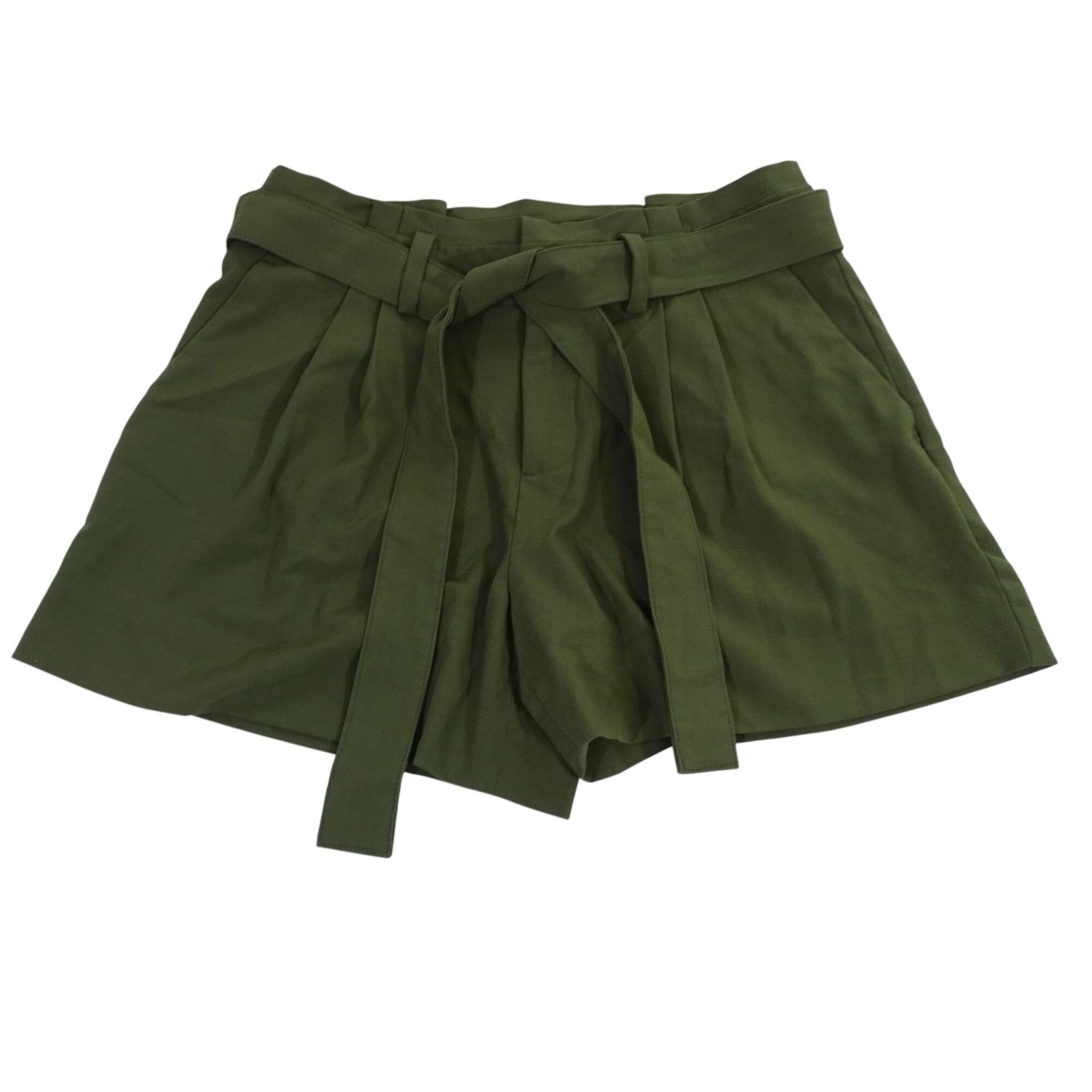 Banana Republic Banana Republic Green High Waisted Belted Pleated Size 4 Size 27" / US 4 / IT 40 - 1 Thumbnail