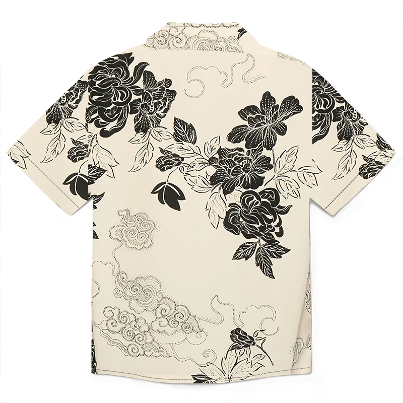 The Unbranded Brand Floral Print Cotton Shirt | Timeless Print Size US S / EU 44-46 / 1 - 5 Thumbnail
