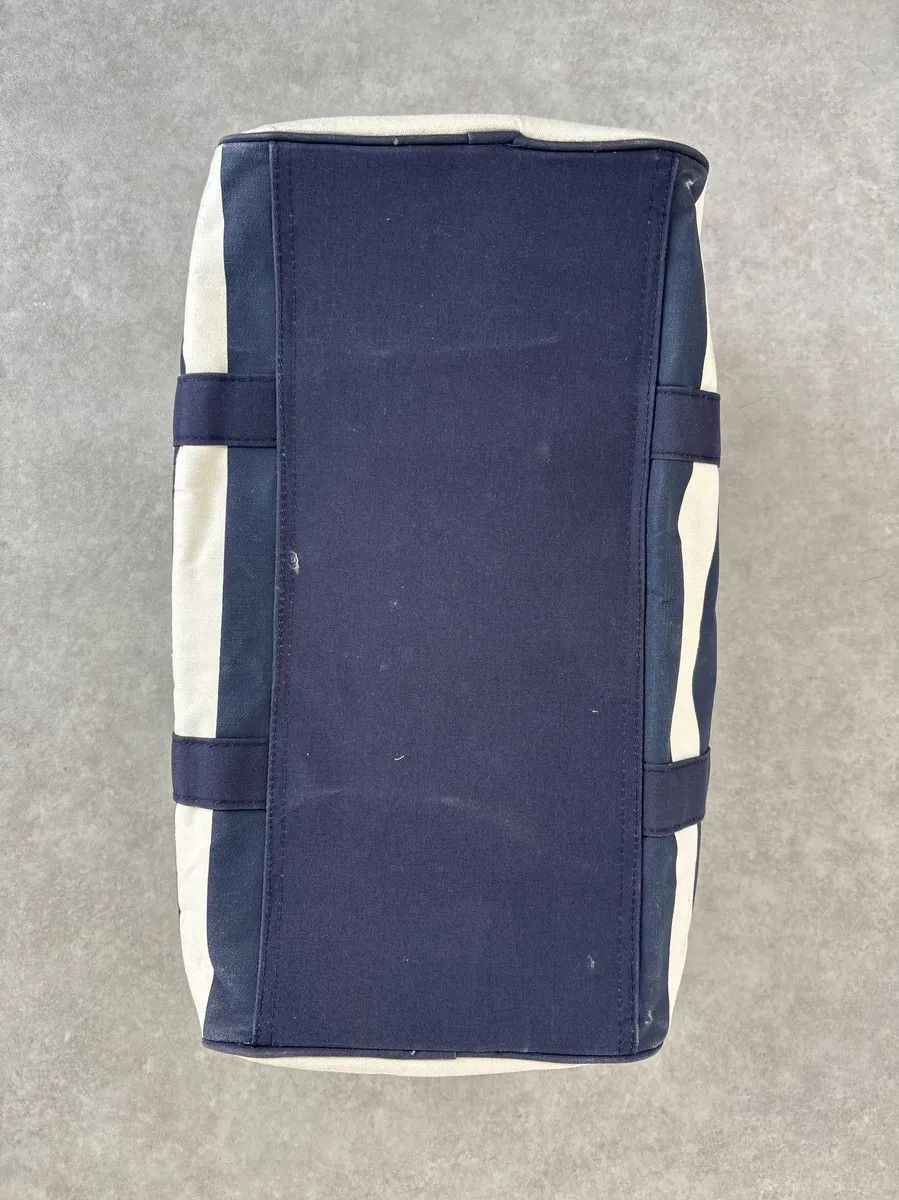 Jean Paul Gaultier Jean Paul Gaultier White & Navy Canvas Striped Handle Bag Size ONE SIZE - 8 Thumbnail