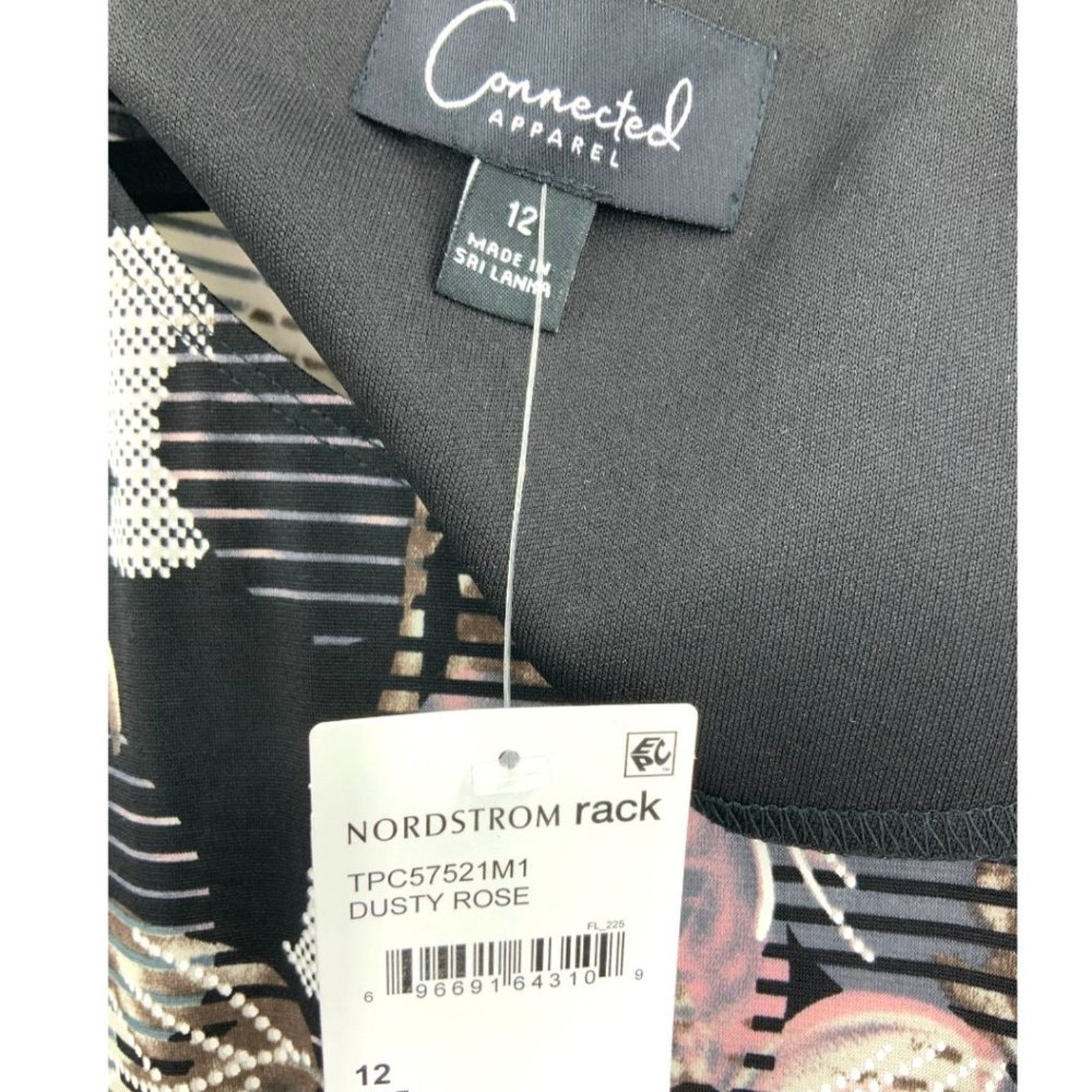 Other Connected Apparel Floral Side Tie Sheath Dress Size 12 NWT Size XL / US 12-14 / IT 48-50 - 5 Thumbnail