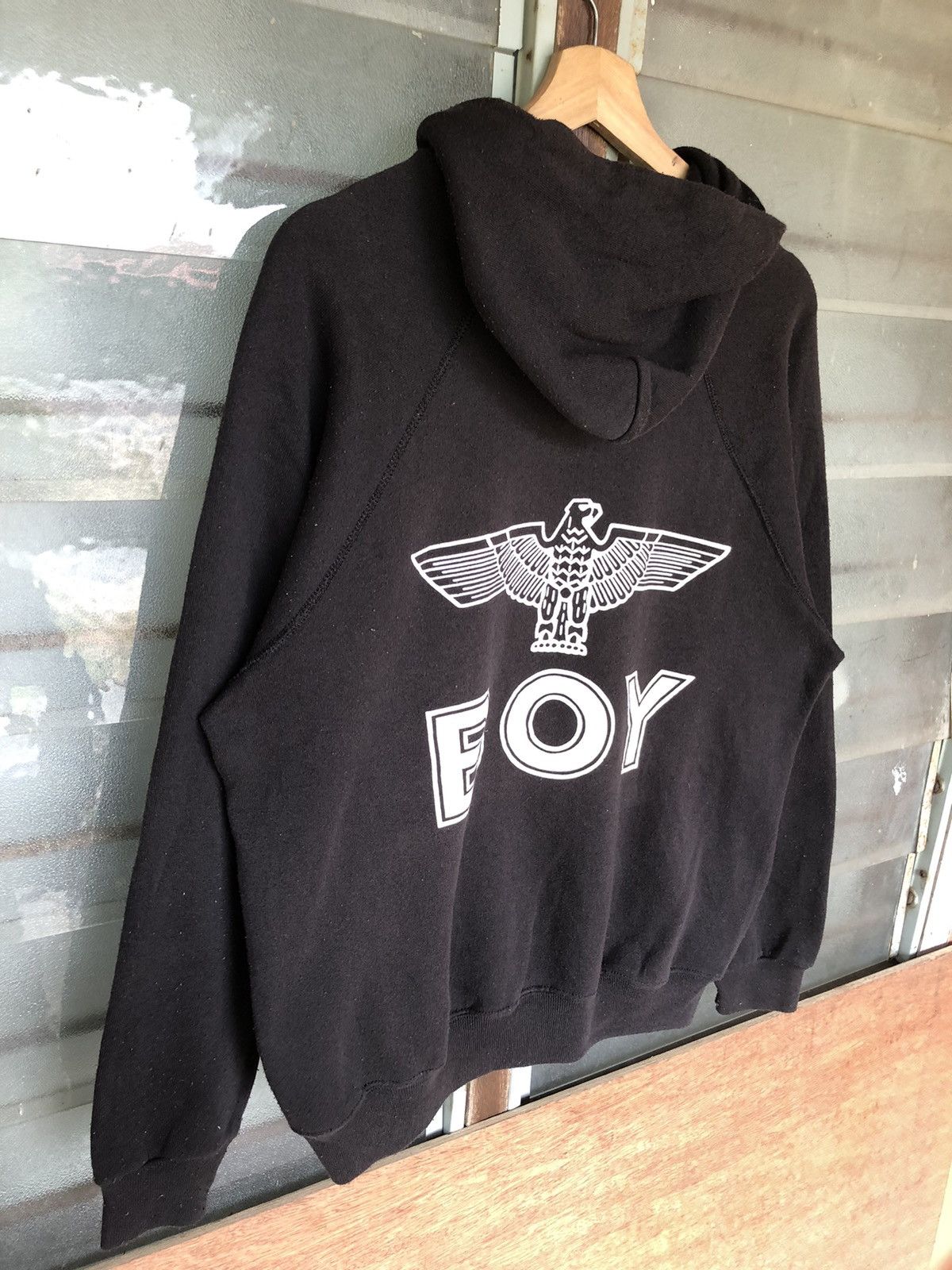 Boy London Vintage 90's Boy London Hoodie Size US L / EU 52-54 / 3 - 13 Thumbnail