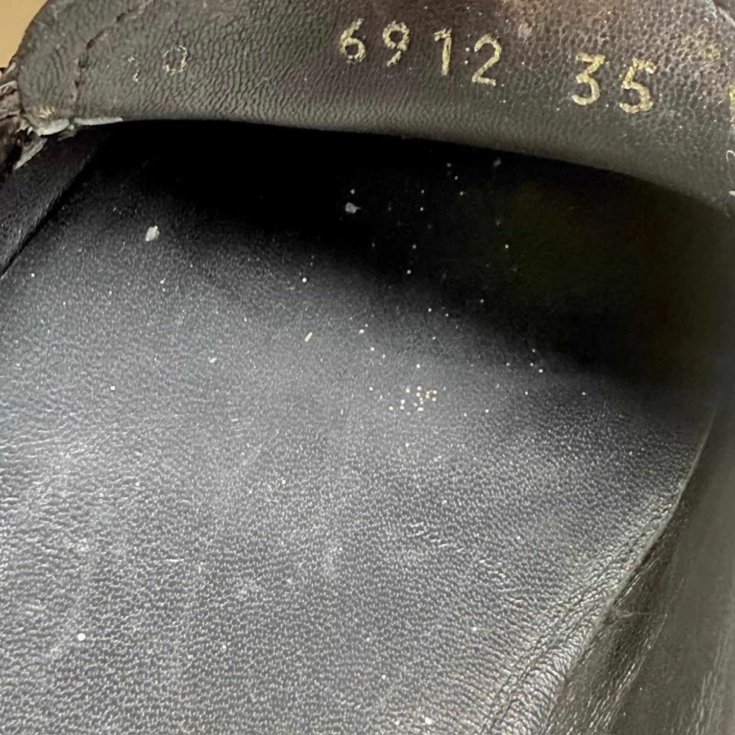 Prada Prada Black Gold Logo Low Heel Shoes 35 Mint Size US 4.5 / IT 34.5 - 7 Thumbnail