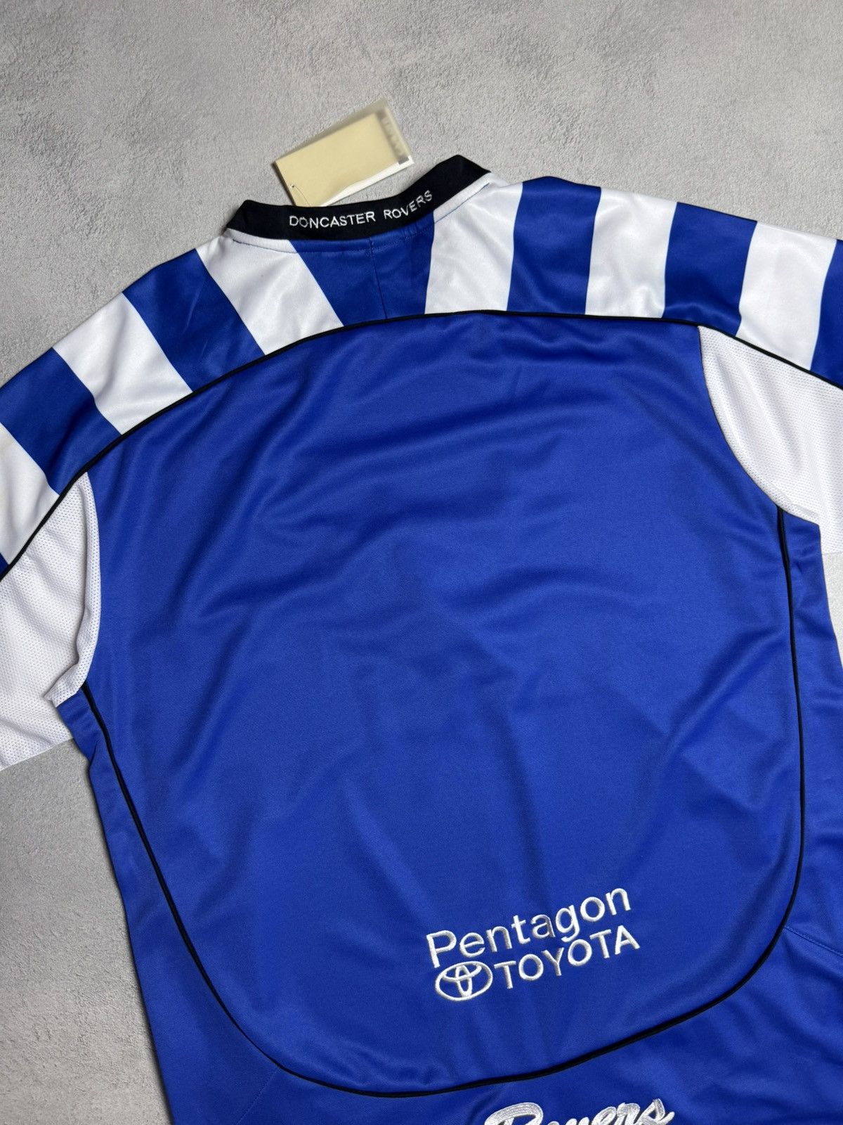 Vintage Doncaster Rovers 2007 2008 Away Shirt Soccer Jersey Carlotti Size US L / EU 52-54 / 3 - 9 Thumbnail