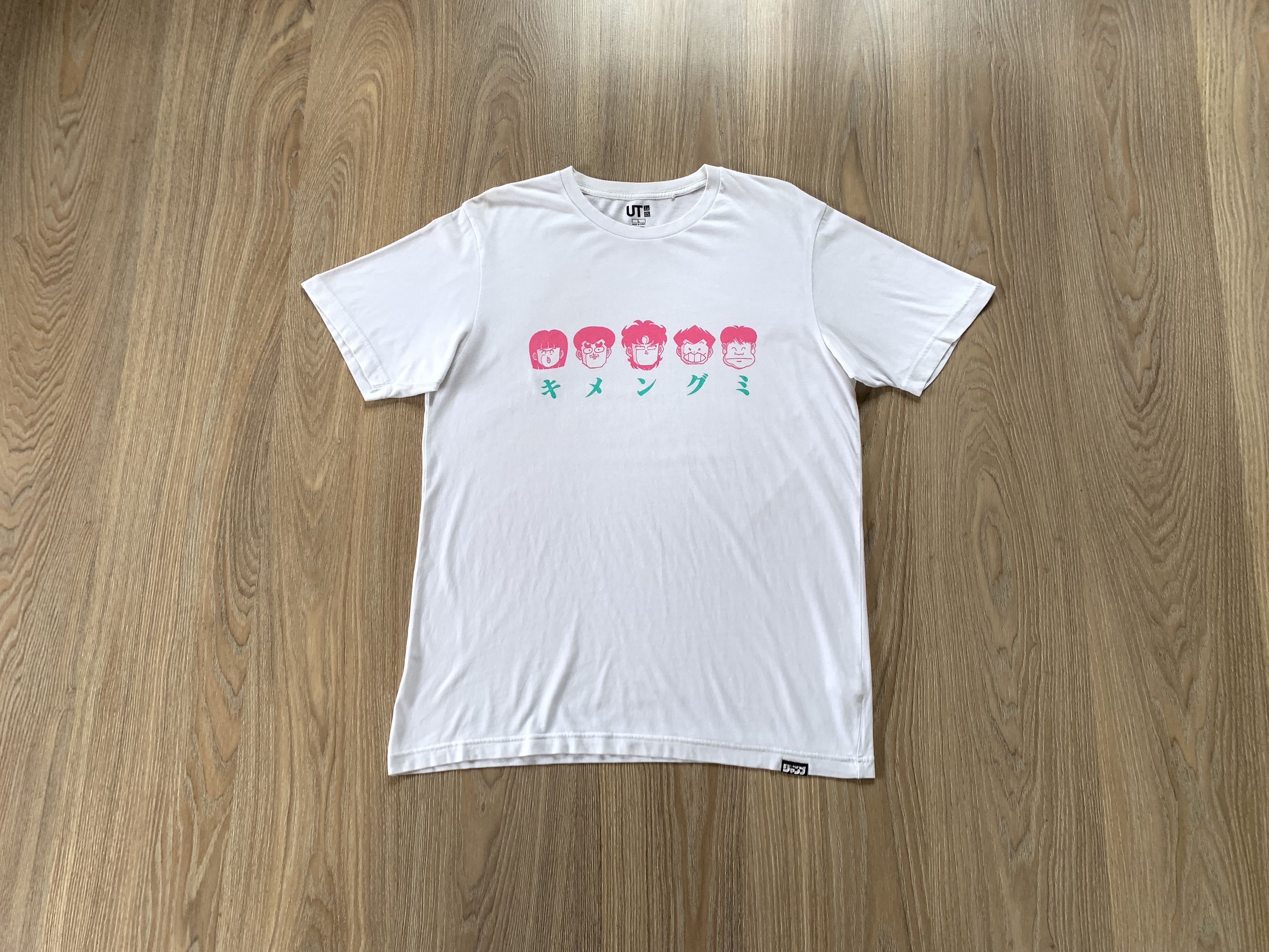 Anime × Japanese Brand × Uniqlo Uniqlo Japanese Anime Faces Printed Cotton T-Shirt Size US L / EU 52-54 / 3 - 1 Thumbnail