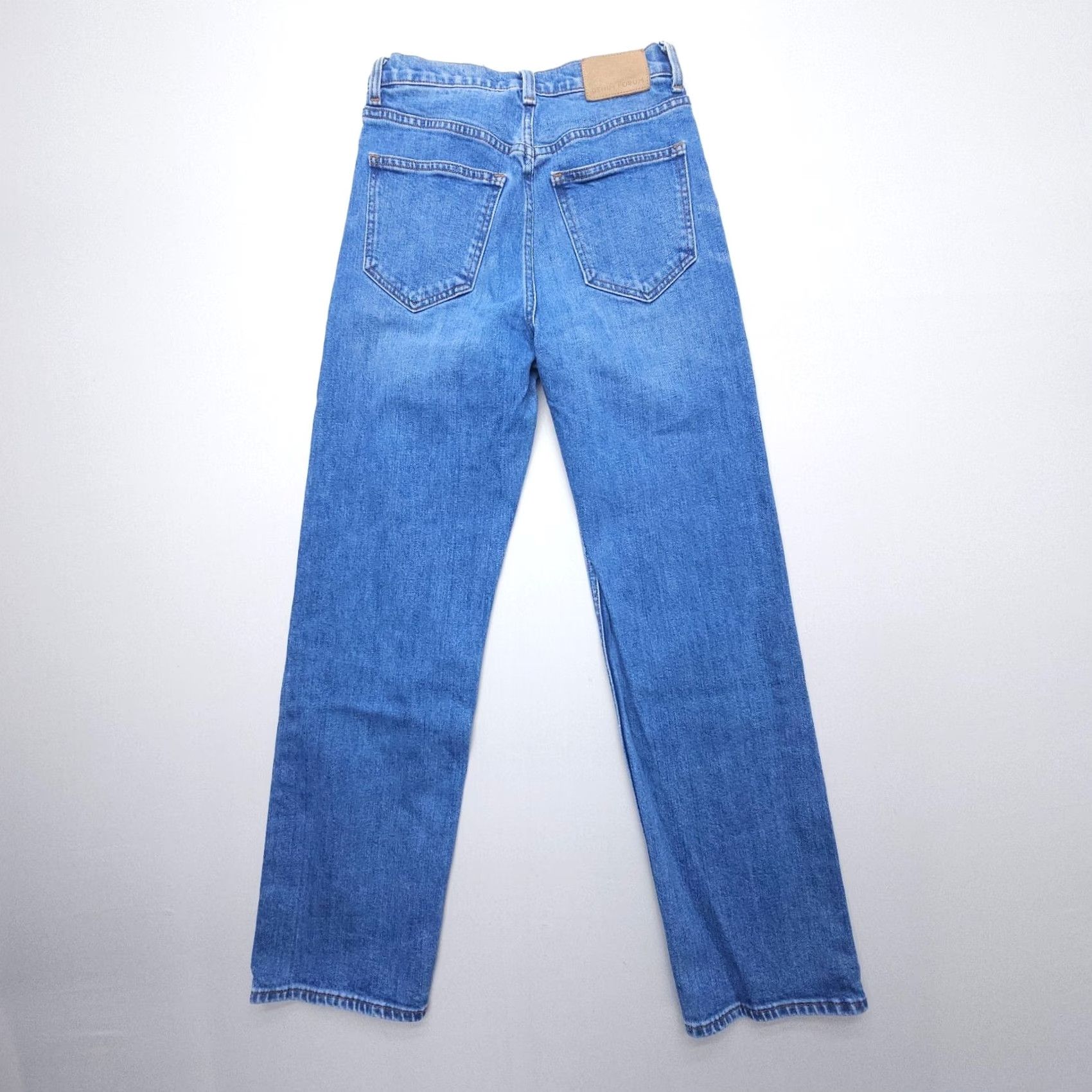 Aritzia Aritzia Jeans Arlo High Rise Straight 26x28 Blue Button Fly Denim Women's Jeans Size 26" / US 2 / IT 38 - 2 Thumbnail