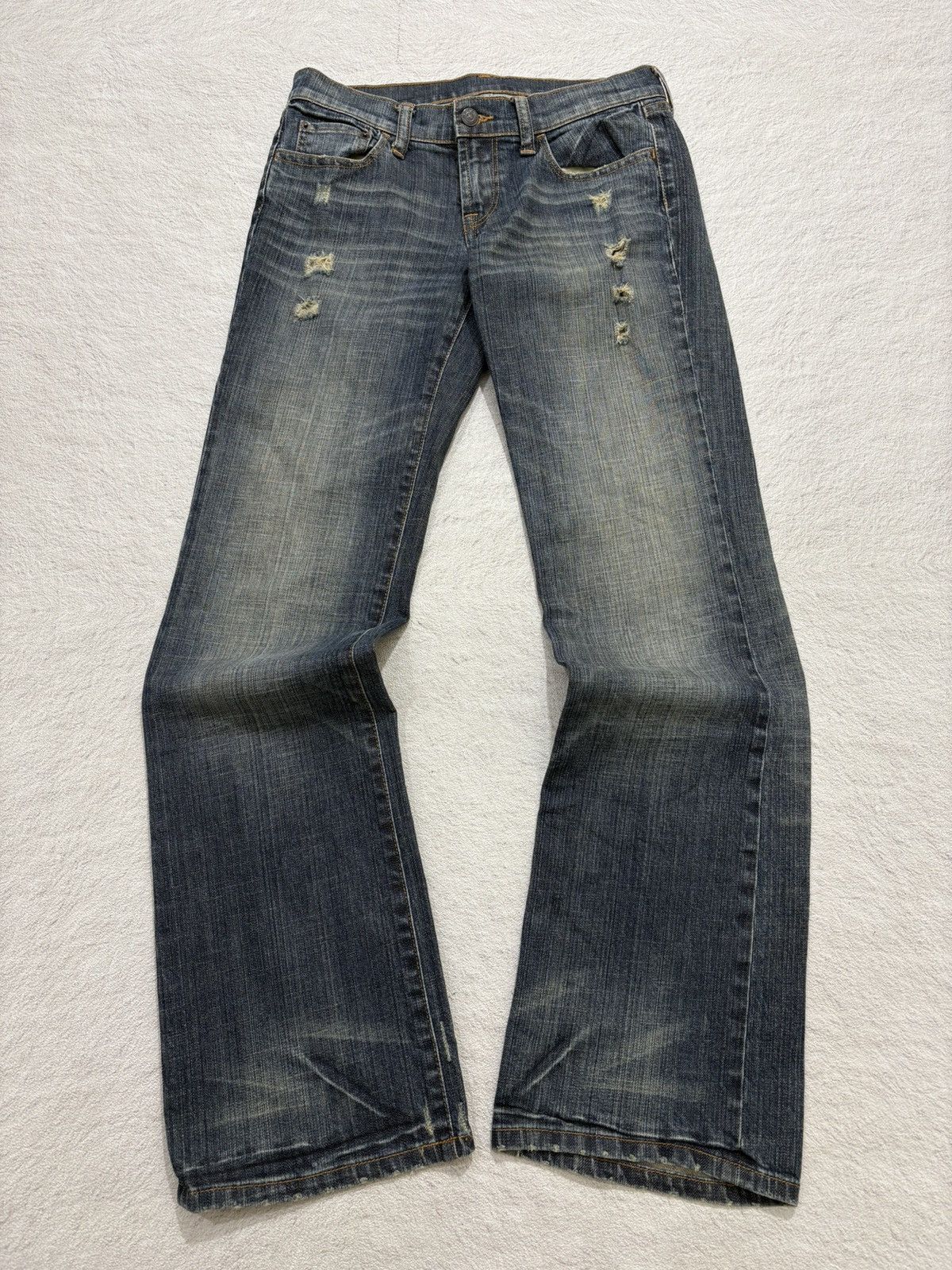 If Six Was Nine 2000s Flared gola japan denim pants y2k style Size US 28 / EU 44 - 1 Thumbnail