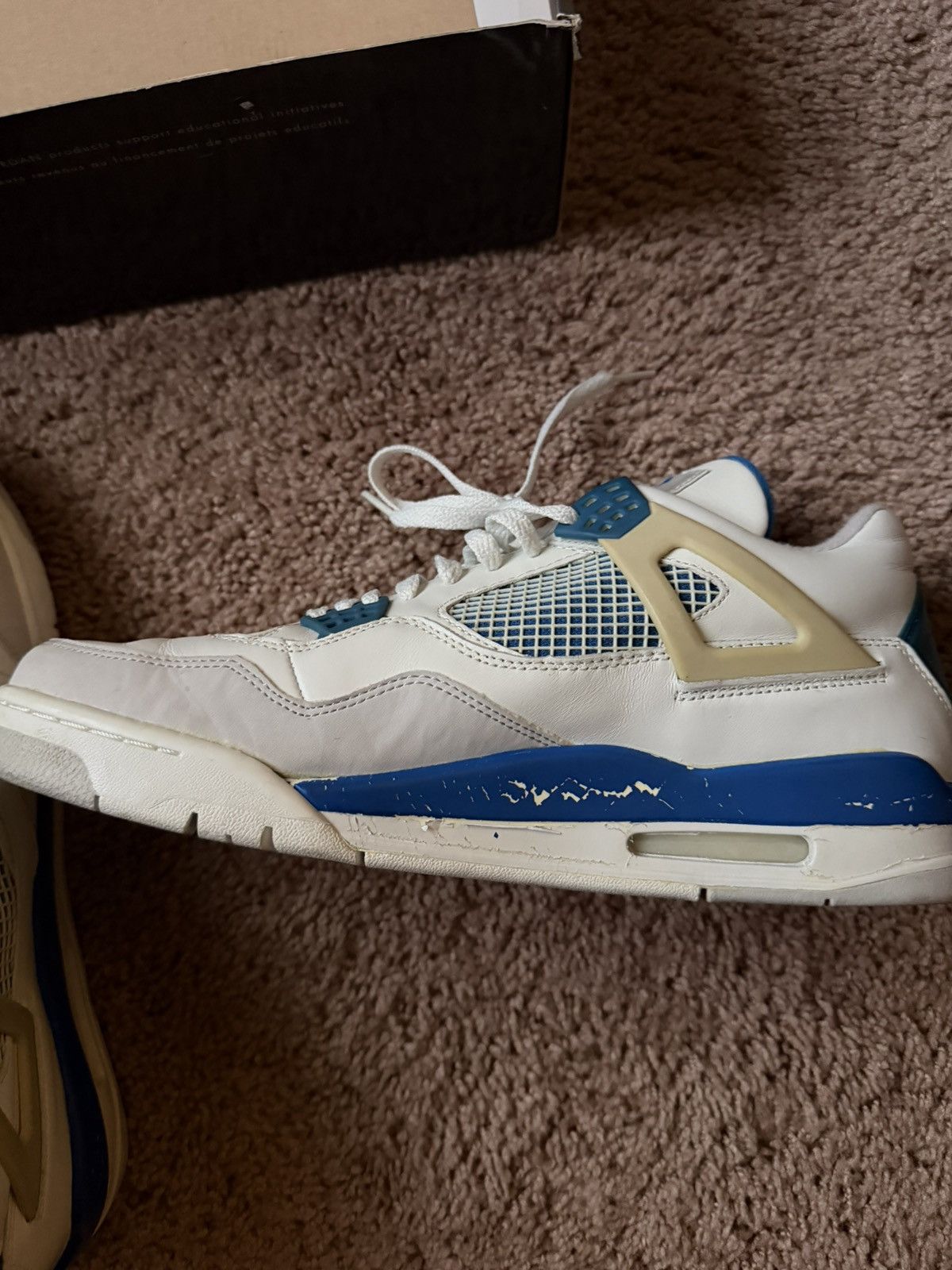 Jordan Brand 2006 Military Blue Jordan 4’s Size US 12 / EU 45 - 9 Thumbnail