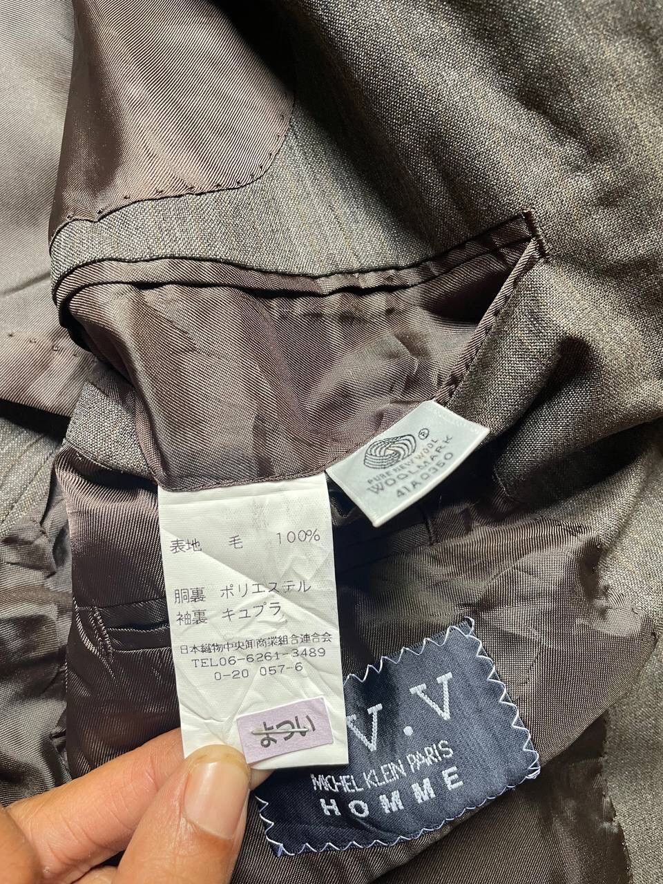 Designer × Michel Klein × Vintage Vintage Michel Klein Paris Homme Blazer Size 38R - 5 Thumbnail
