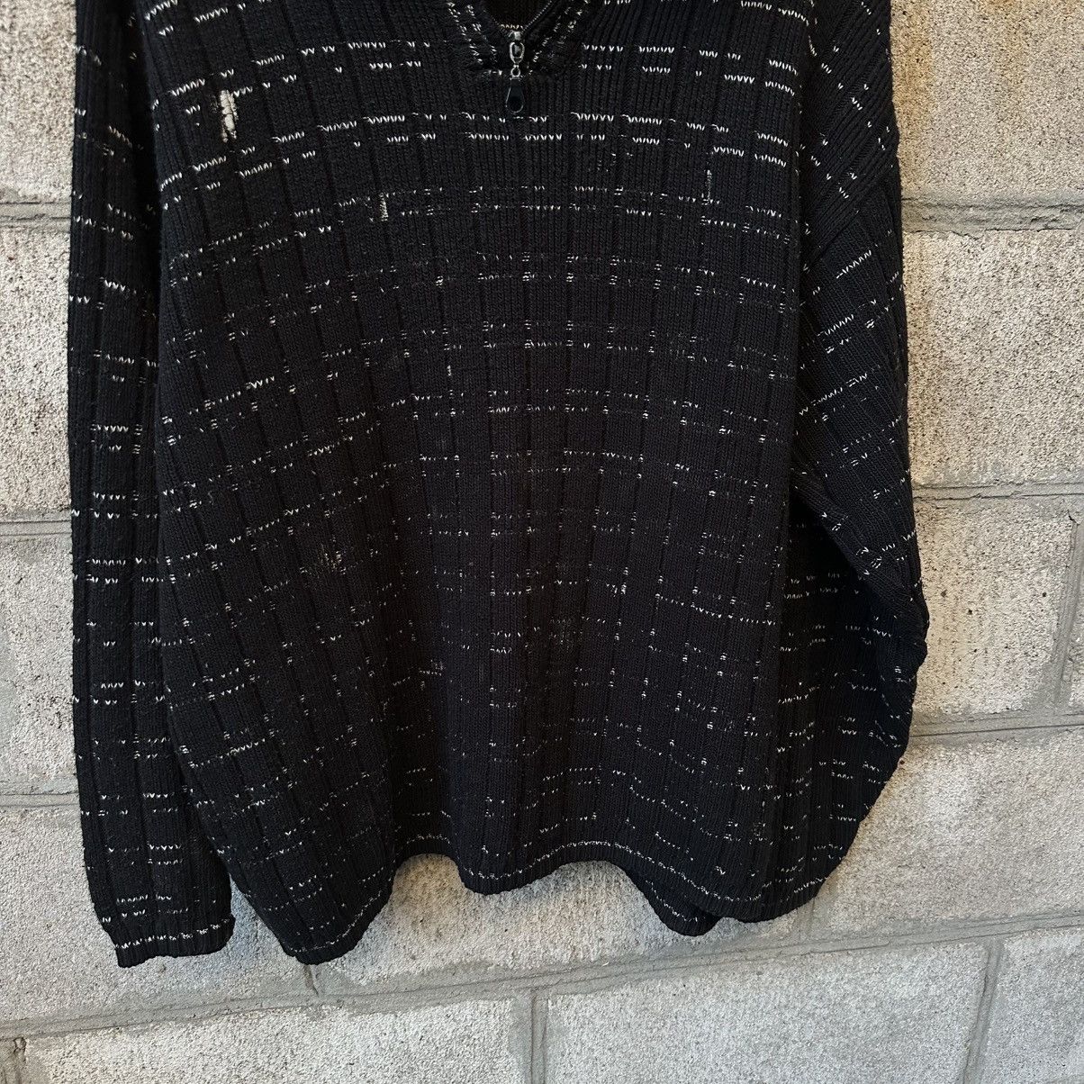 Aran Isles Knitwear Vintage Zip 1/4 Knit Sweater Zip Brooke Y2K 00s USA Size L Size US L / EU 52-54 / 3 - 3 Thumbnail
