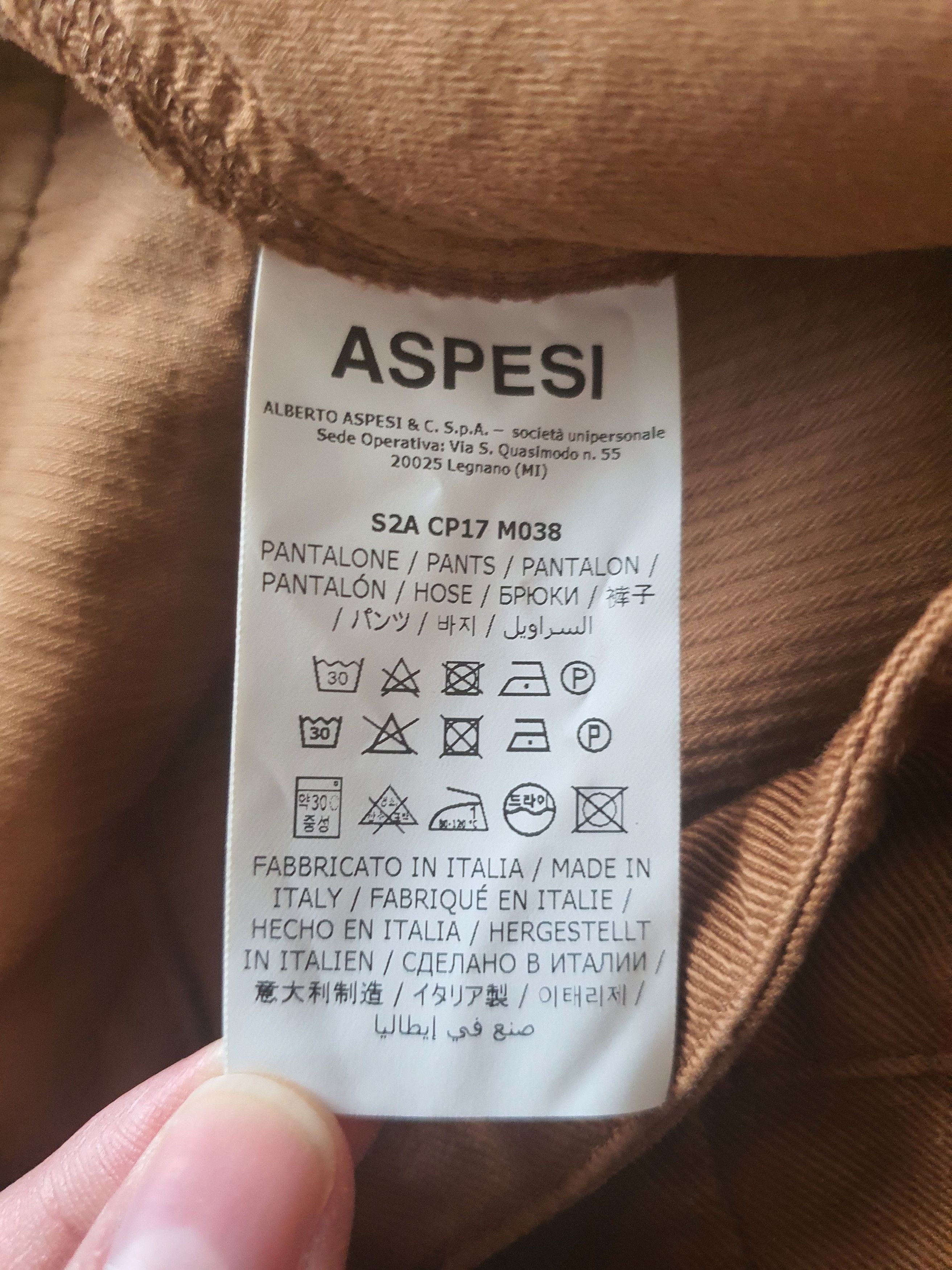 Aspesi Casual Pants Trousers Chinos - Work & Afterwork - Cotton Size US 32 / EU 48 - 6 Thumbnail