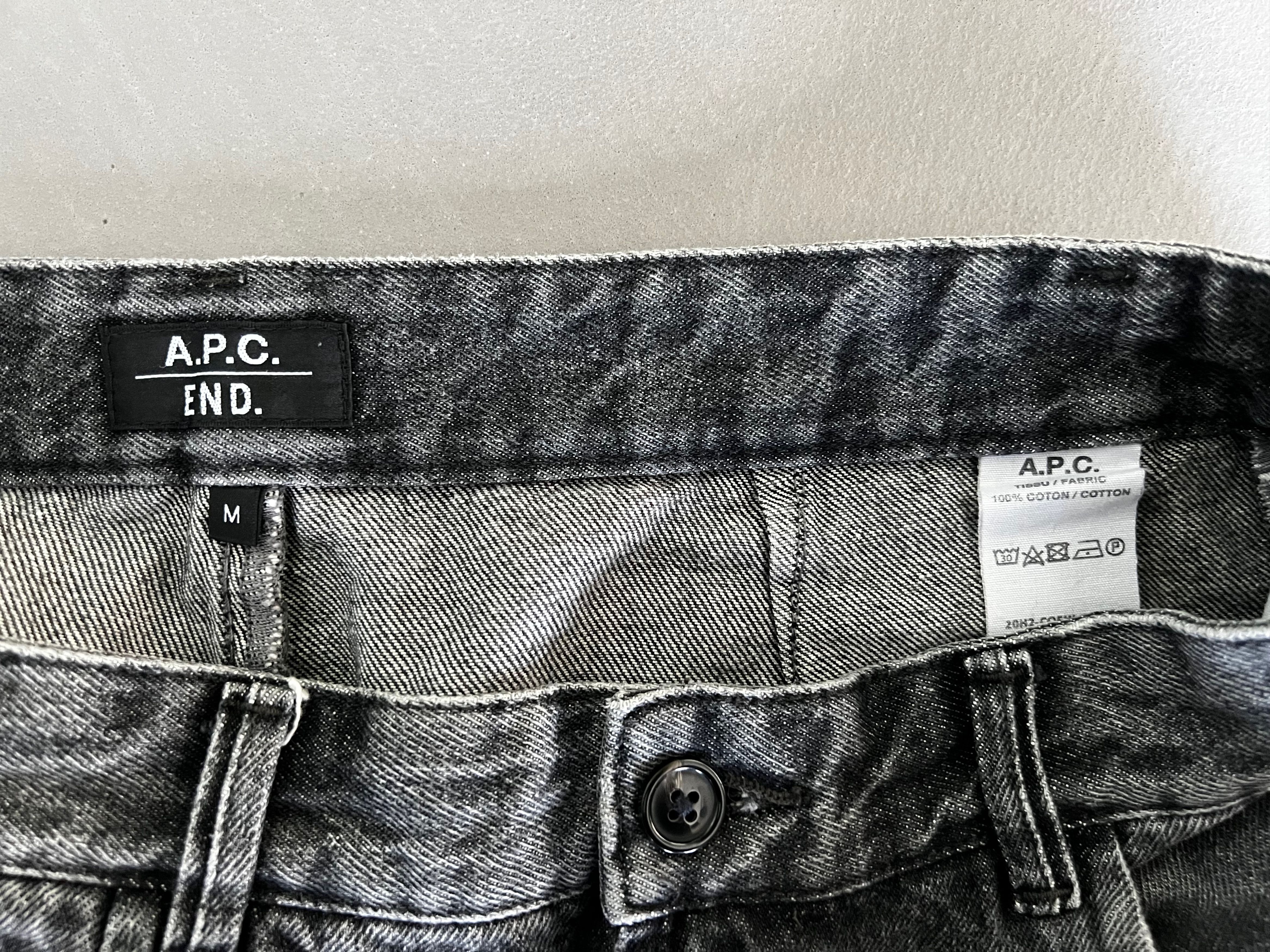 A.P.C. × END. A.P.C. x END Cling Denim Shorts, Grey, Stonewashed Size US 30 / EU 46 - 5 Thumbnail