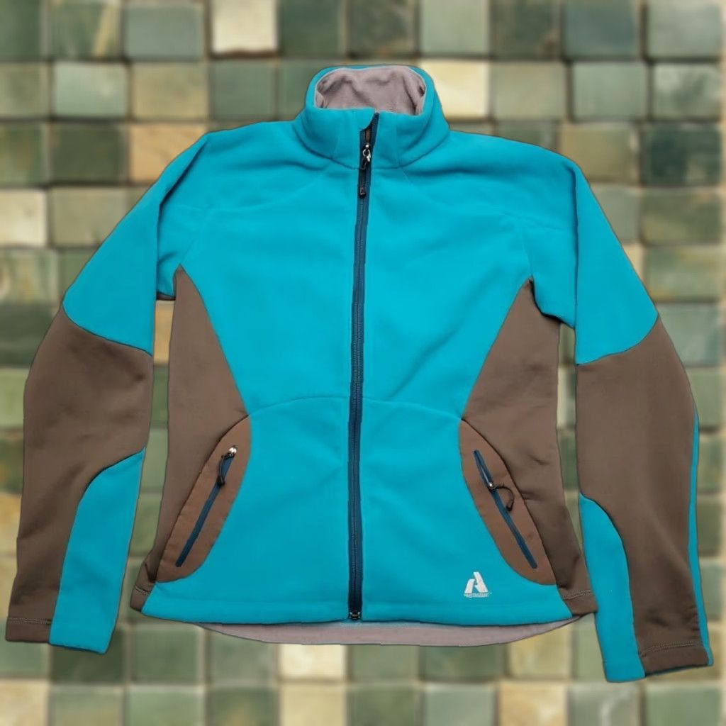 Eddie Bauer VINTAGE Eddie Bauer First Ascent Sweater Women M Blue Full Zip Fleece Outdoors Gorp Size M / US 6-8 / IT 42-44 - 1 Thumbnail