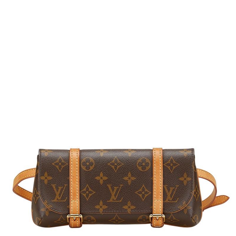 Louis Vuitton Louis Vuitton Louis Vuitton Pochette Marelle Monogram Waist Bag Canvas Belt Bag M51159 DUTY FREE for USA Size ONE SIZE - 1 Thumbnail
