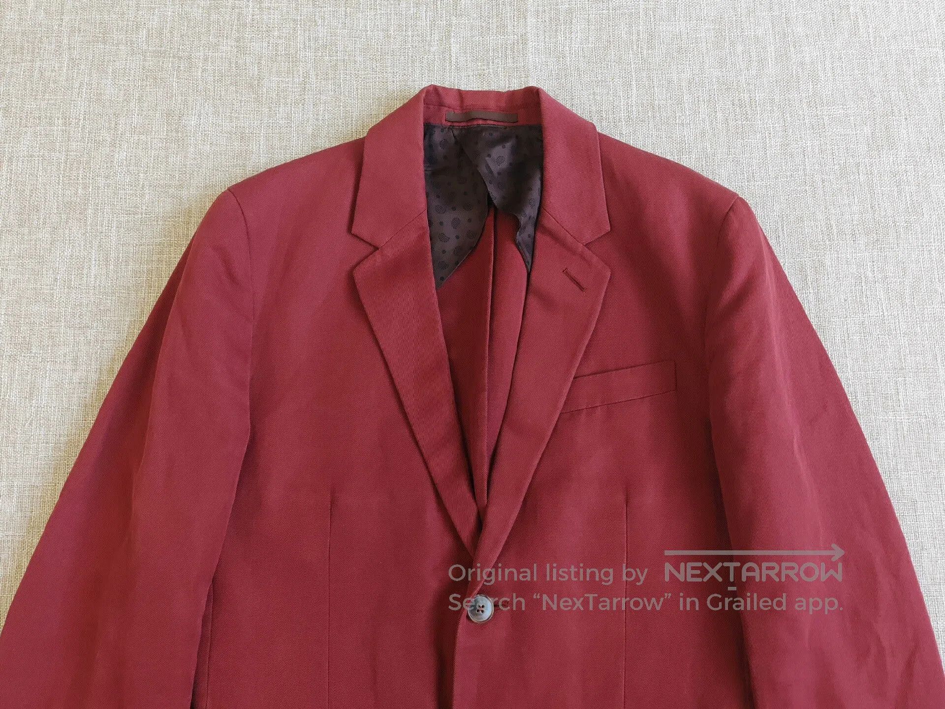 Gucci Gucci Men's Burgundy Suit Jacket. Size US S / EU 44-46 / 1 - 2 Thumbnail