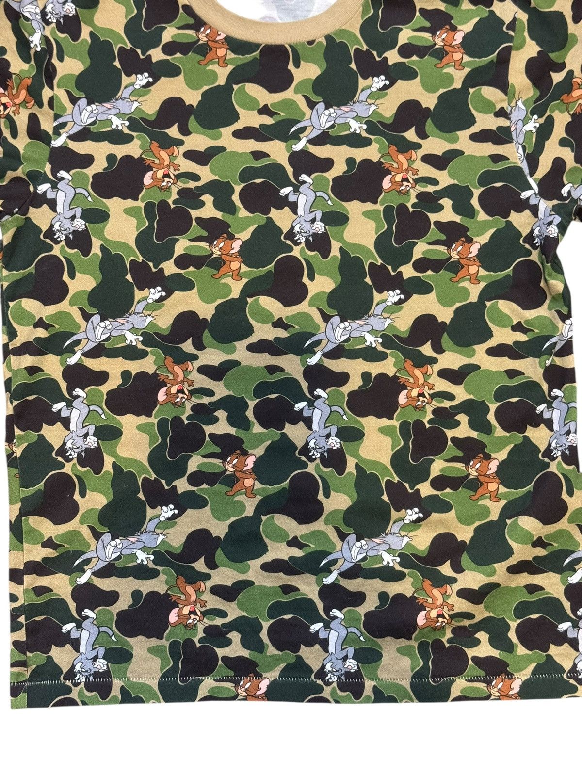 Bape BAPE Tom and Jerry Camo Tee Green Medium Size US M / EU 48-50 / 2 - 2 Thumbnail