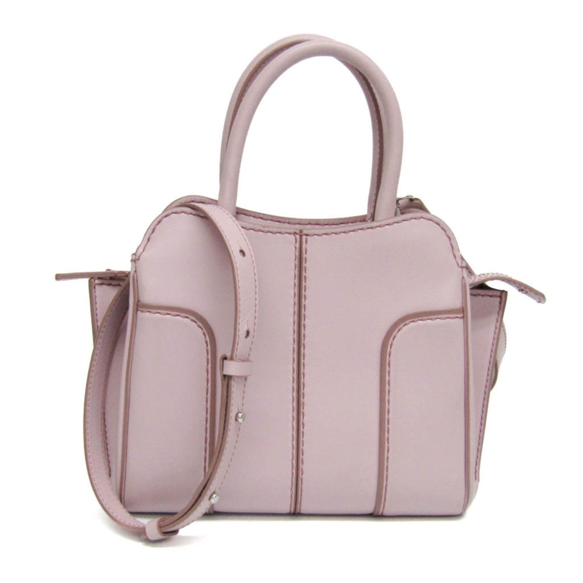 image of Tods Tod's Sella Women's Leather Handbag,shoulder Bag Light Purple