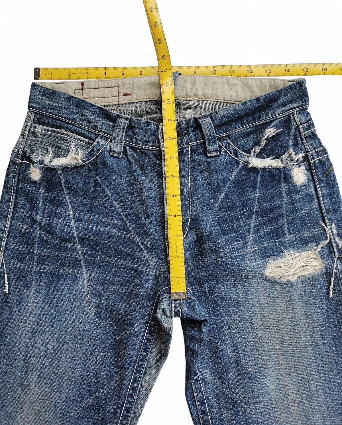 Japanese Brand Vintage Japanese Brand Style Kapital Port Patchwork Jeans Size US 30 / EU 46 - 12 Thumbnail