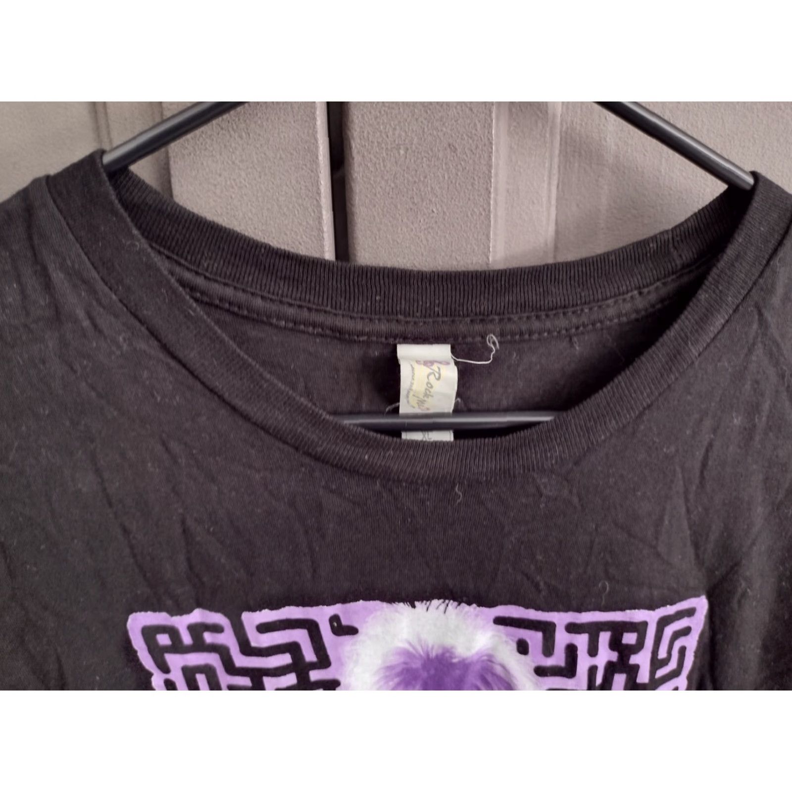 Vintage VINTAGE RockMe Labyrinth T-Shirt Size XL Adult Men's Black Purple 100% Cotton David Bowie Movie Graphic EUC Size US XL / EU 56 / 4 - 4 Thumbnail
