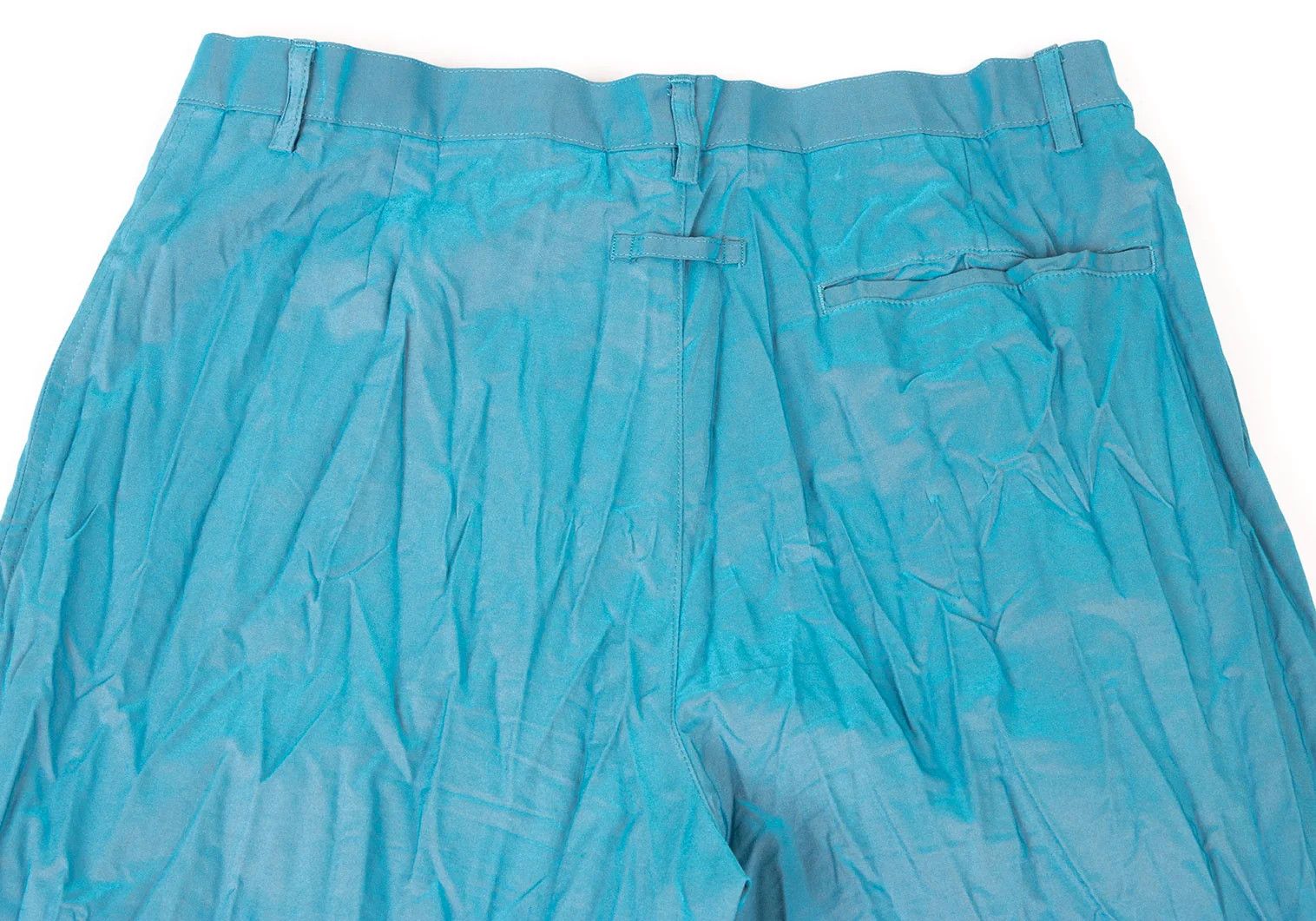 Jean Paul Gaultier Cotton-Poly Casual Pants in Light Blue, Size 48 Size US 32 / EU 48 - 11 Thumbnail