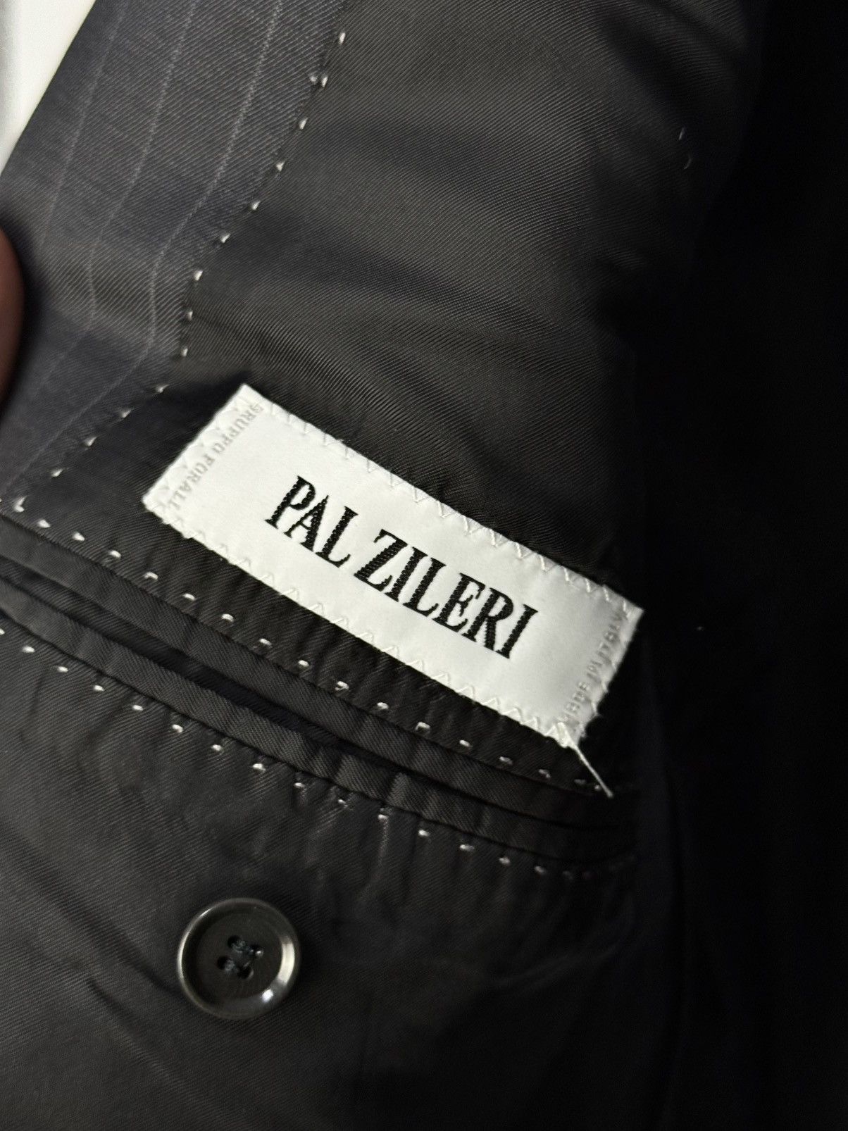 Pal Zileri Pal Zileri Blazer Vigrin Wool 120s Jacket 44R Suit Size 44R - 6 Thumbnail