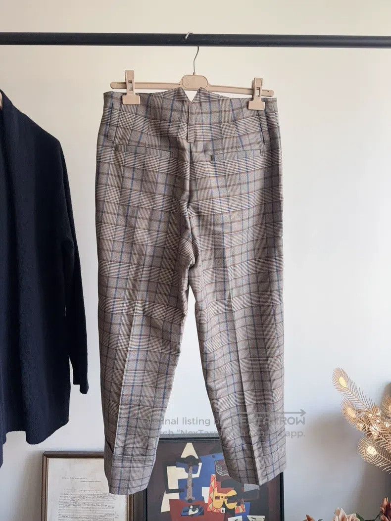 Brunello Cucinelli Brunello Cucinelli Plaid straight leg pants Size 28" / US 6 / IT 42 - 2 Thumbnail