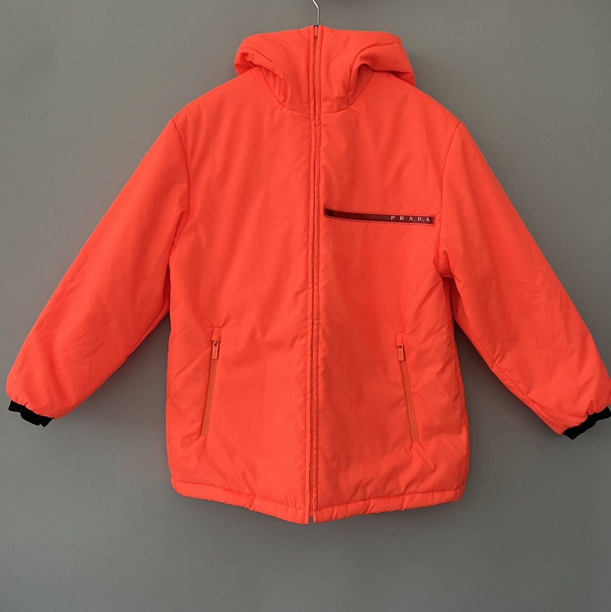 Prada Prada Linea Rossa AW18 Tech Logo Padded Jacket Size US S / EU 44-46 / 1 - 1 Thumbnail