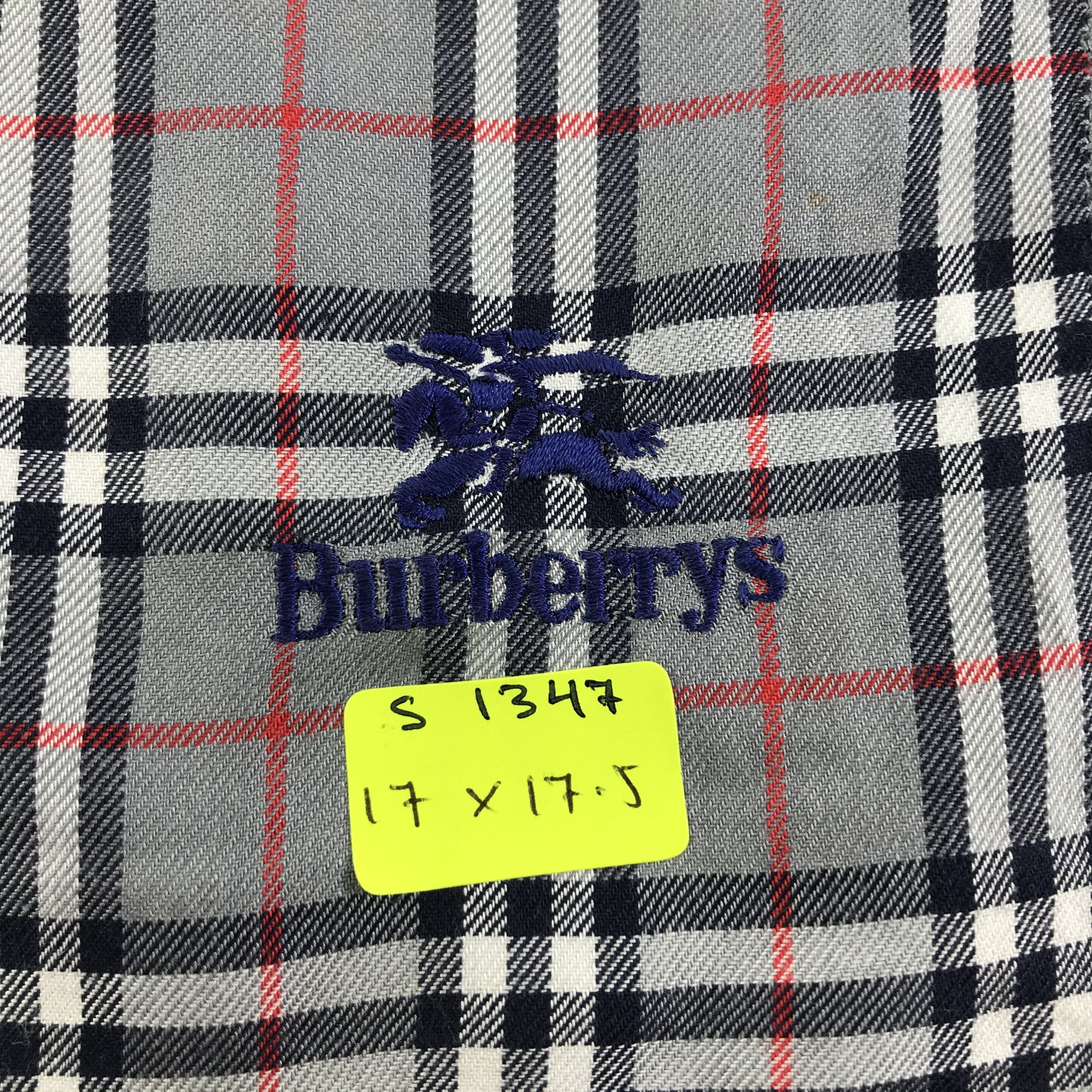 Burberry × Vintage Burberry Bandana / Handkerchief / Neckerchief - S1347 Size ONE SIZE - 5 Thumbnail