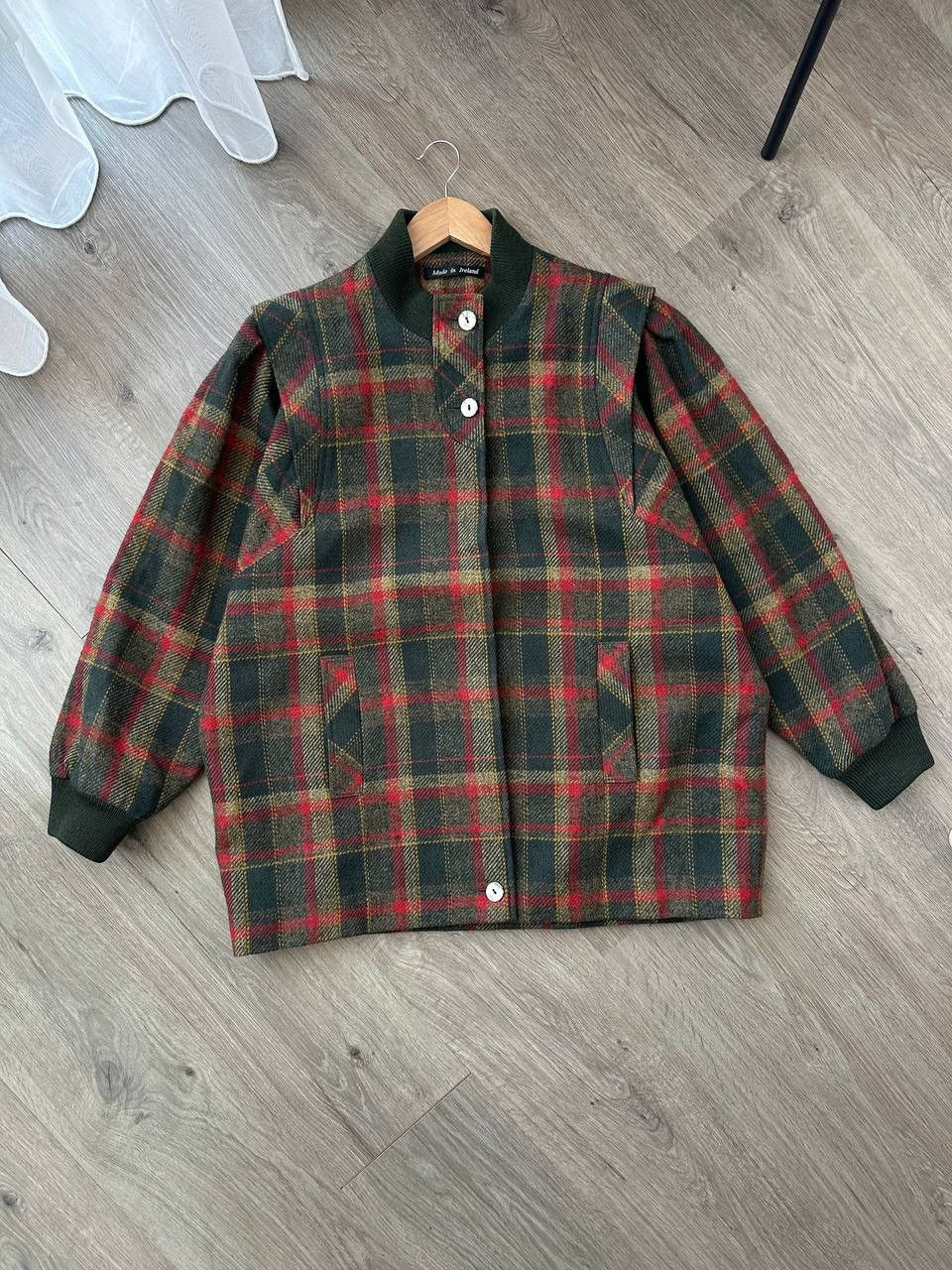 Other UK Vintage Avoca Ireland Wool Checked Collection Jacket Size M / US 6-8 / IT 42-44 - 3 Thumbnail