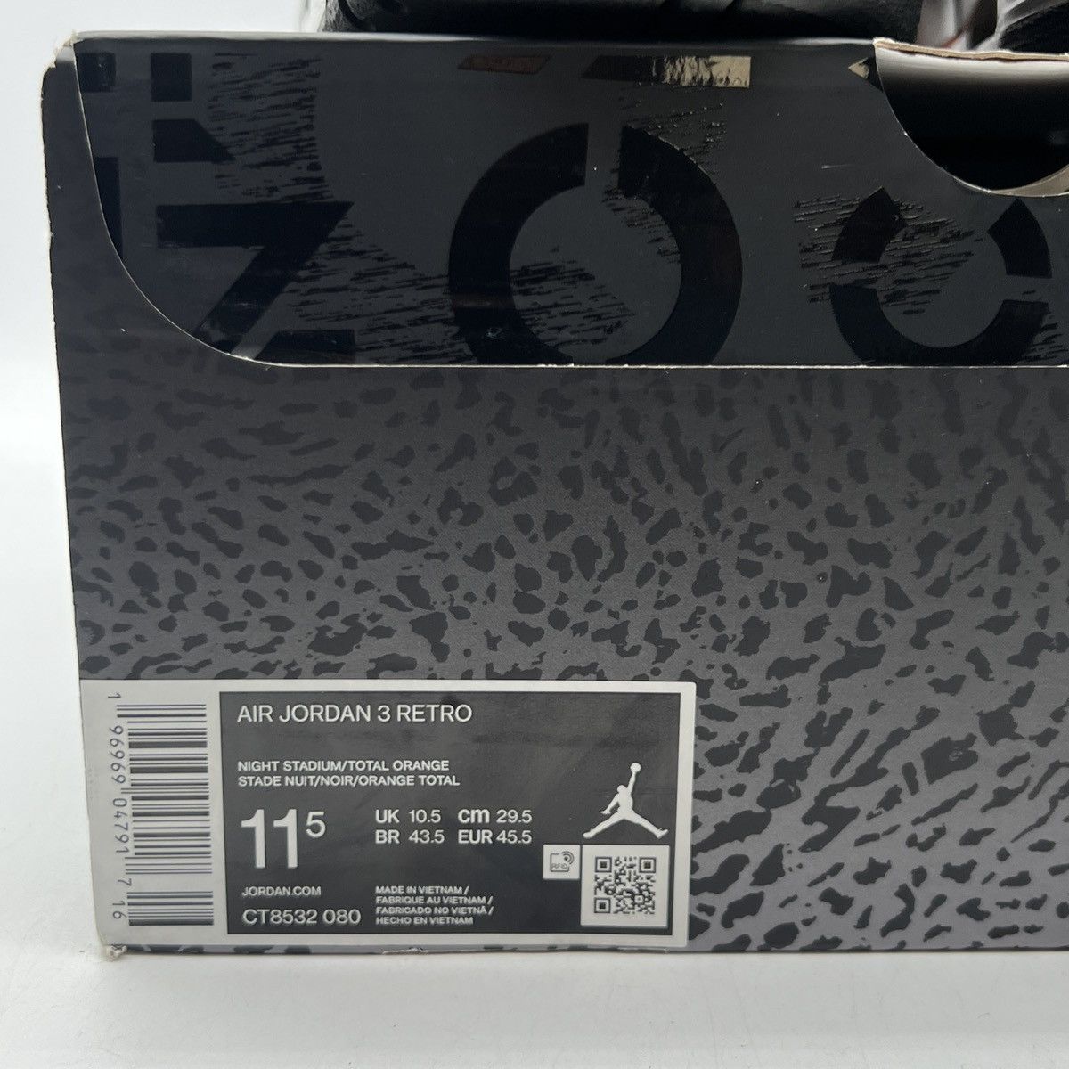 Jordan Brand Air Jordan 3 fear Size US 11.5 / EU 44-45 - 6 Thumbnail